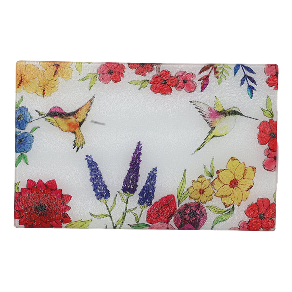 Chopping Board - Humming Bird Floral Beauty