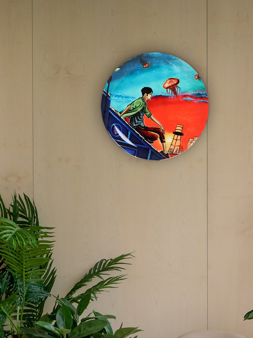 Decorative Wall Plate - Night Dreams