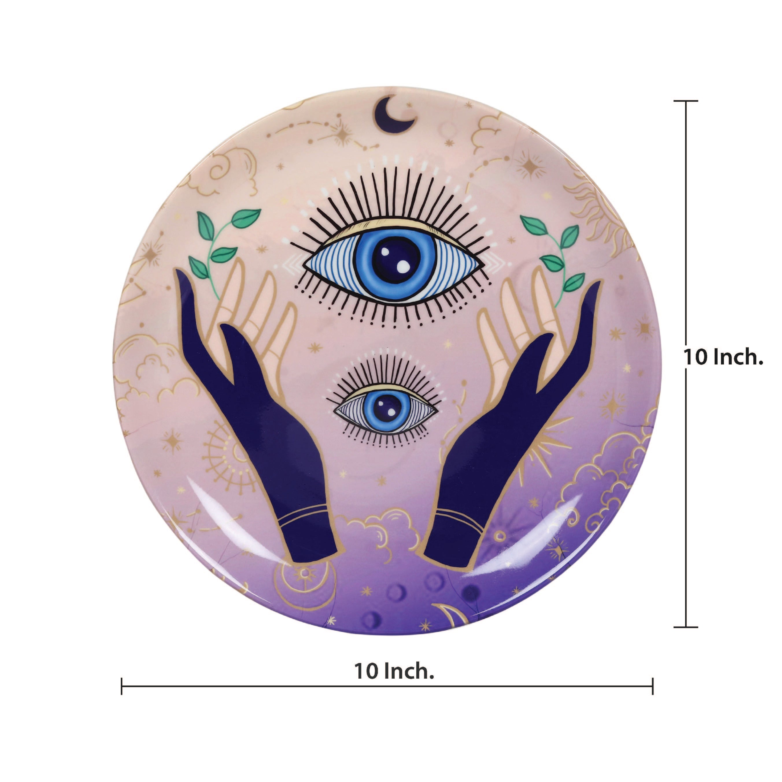 Decorative Wall plates - Mystical Hands Evil Eye