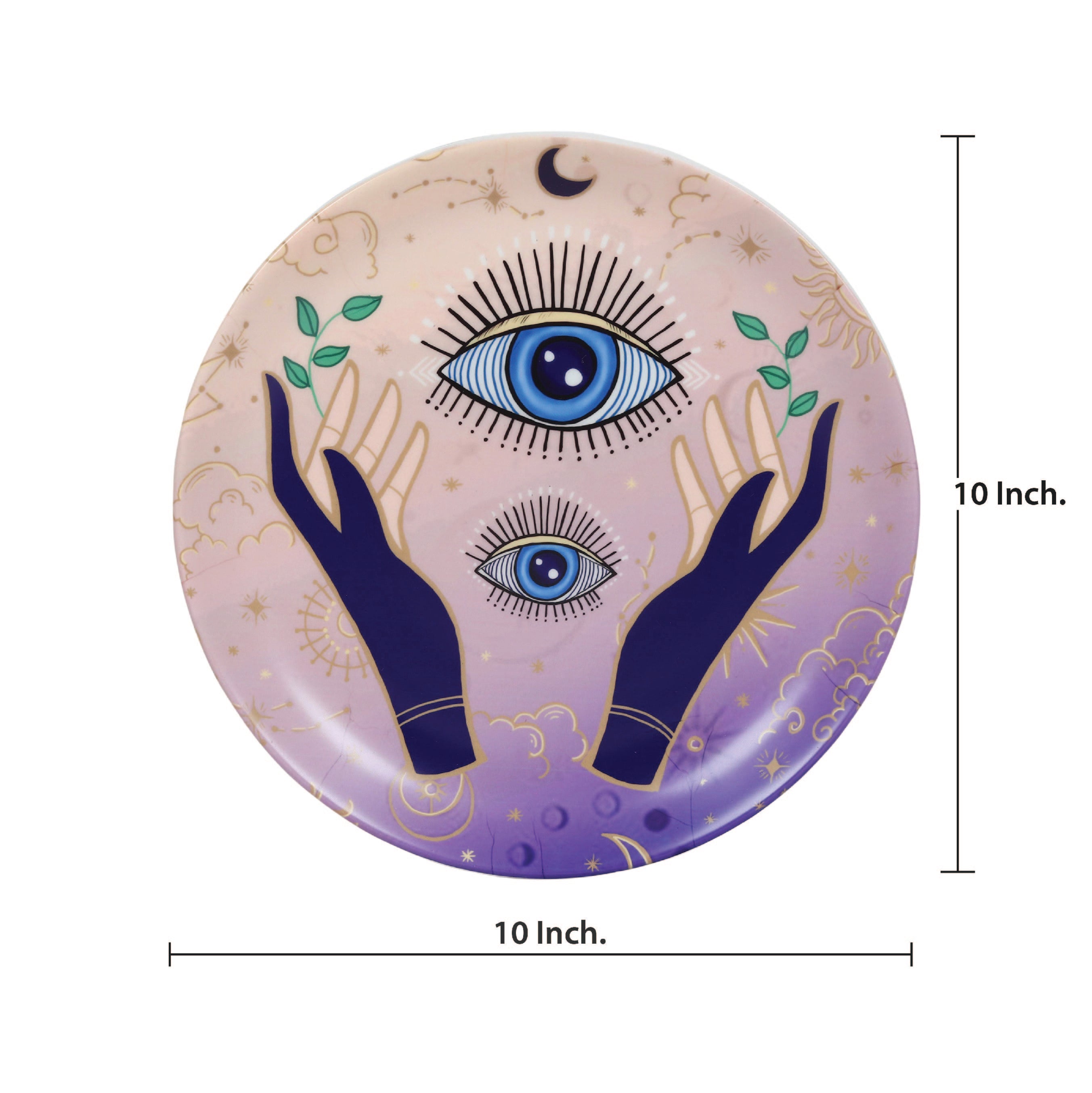 Decorative Wall plates - Mystical Hands Evil Eye