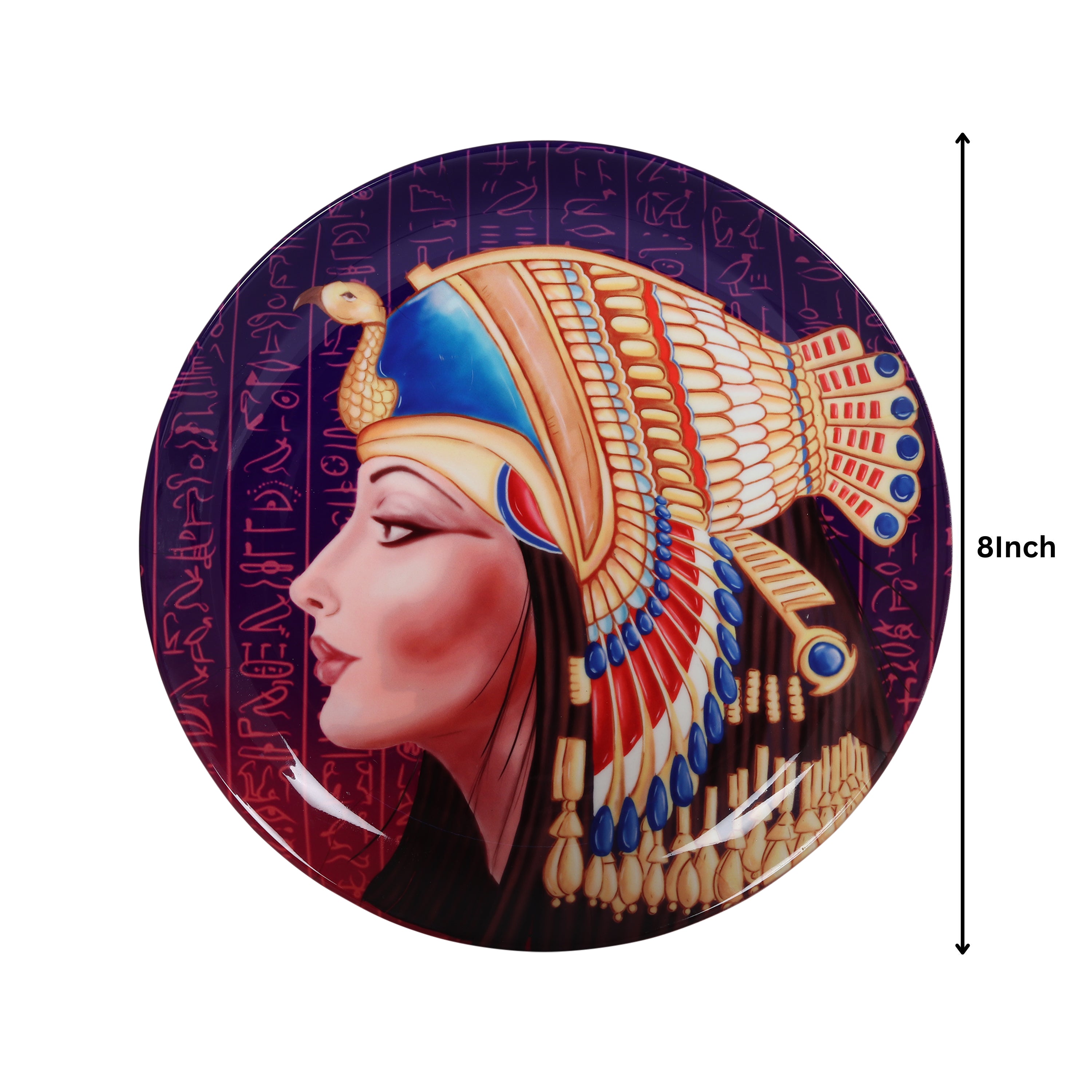 Decorative Wall Plate - Egyptian Queen