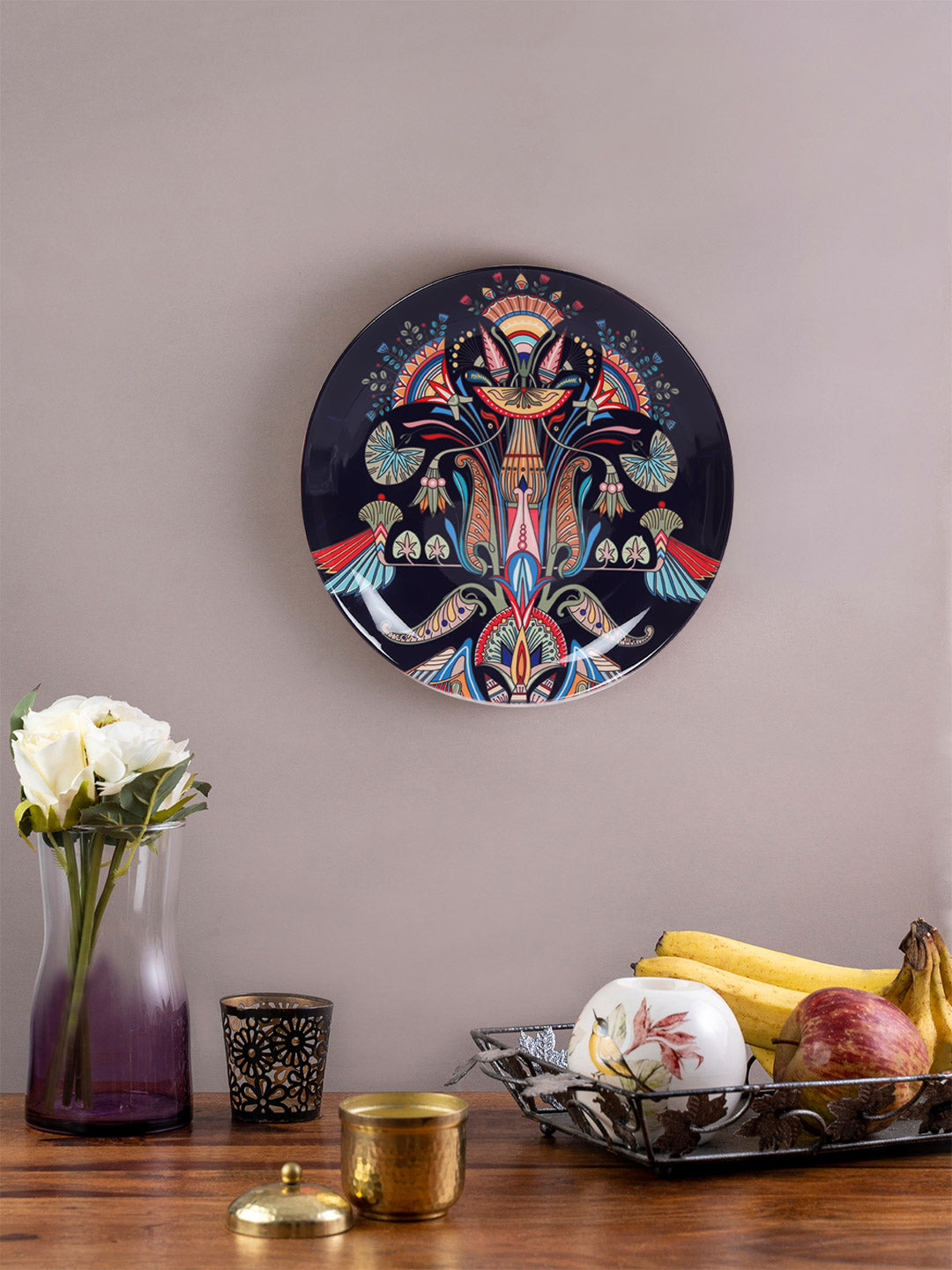 Decorative Wall Plate - The Sesen Blue Egyptian