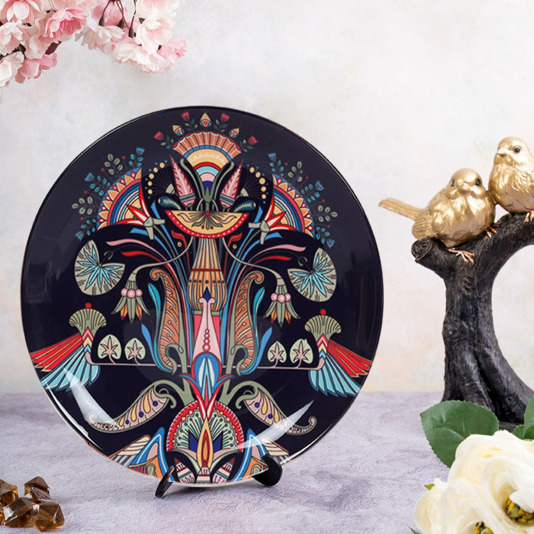 Decorative Wall Plate - The Sesen Blue Egyptian