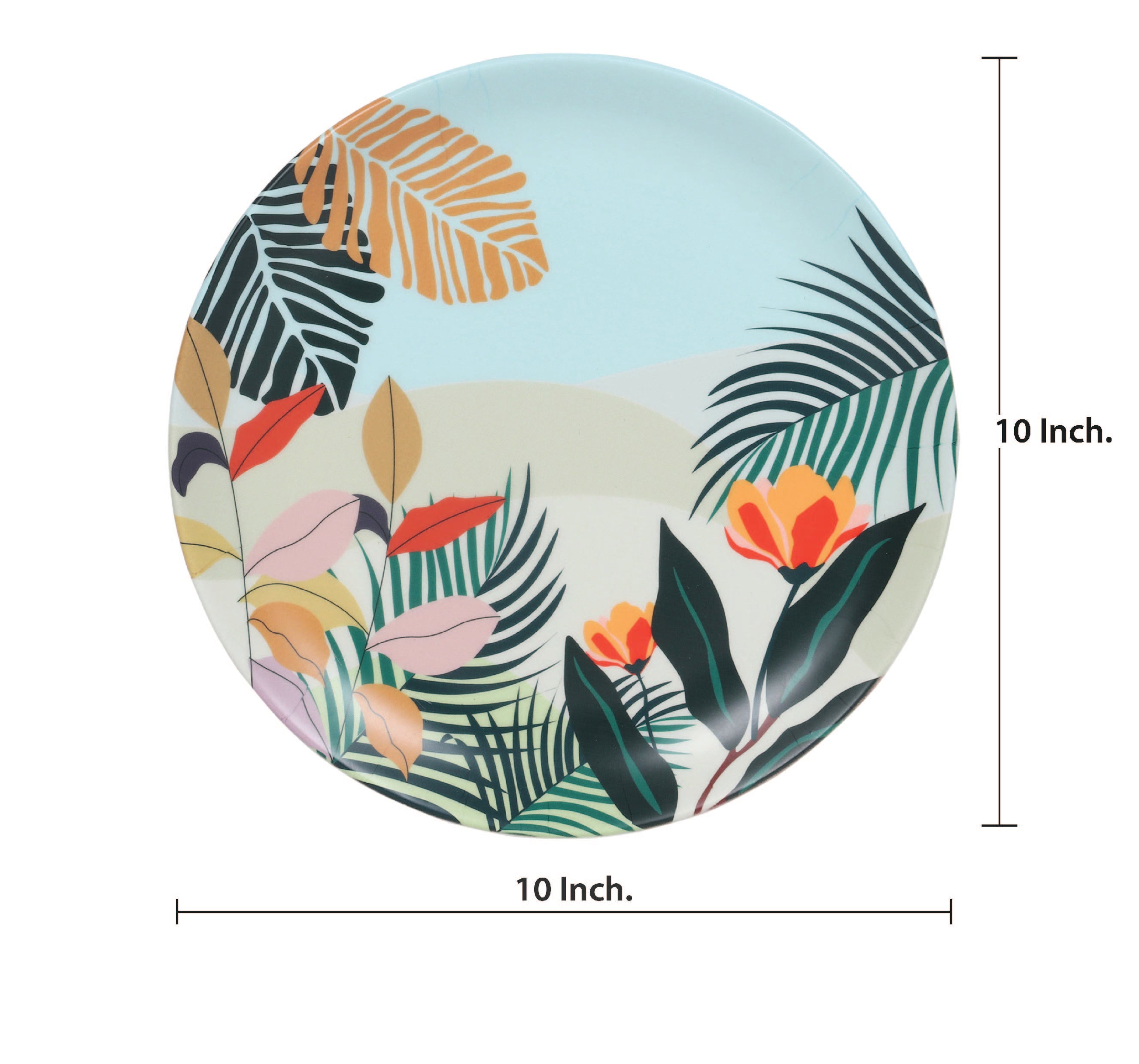 Decorative Wall Plate - Tropical Coast