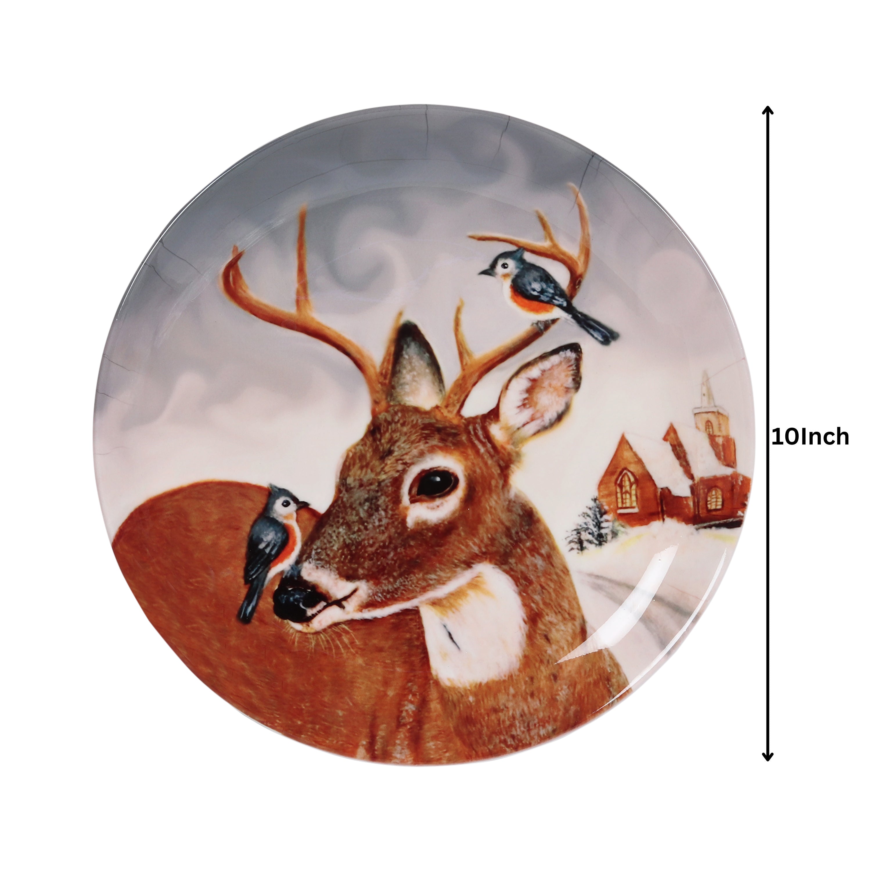 Decorative Wall Plate - Reindeer