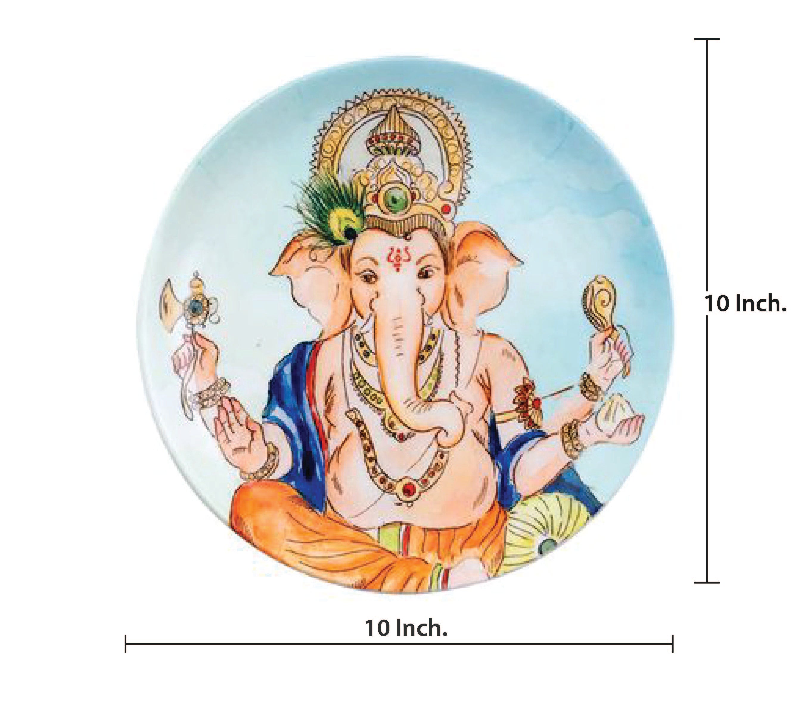 Decorative Wall Plates - Ganesha