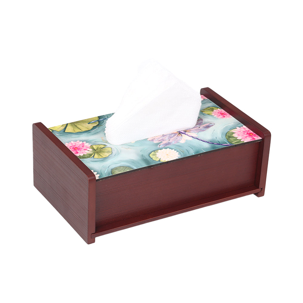 Tissue Box - Water Tale of Dragonflies