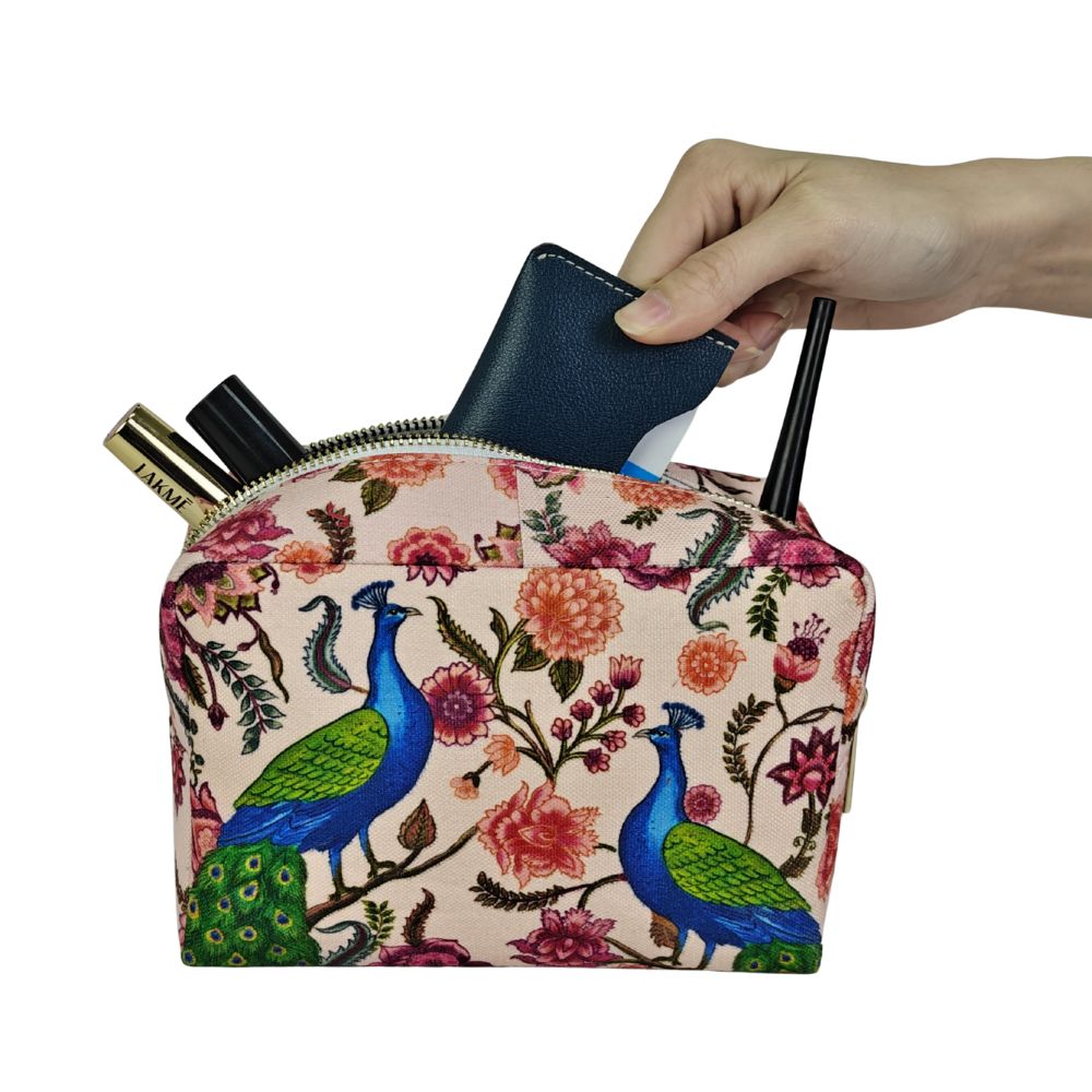 Travel Pouch - Garden Jewel Peacock