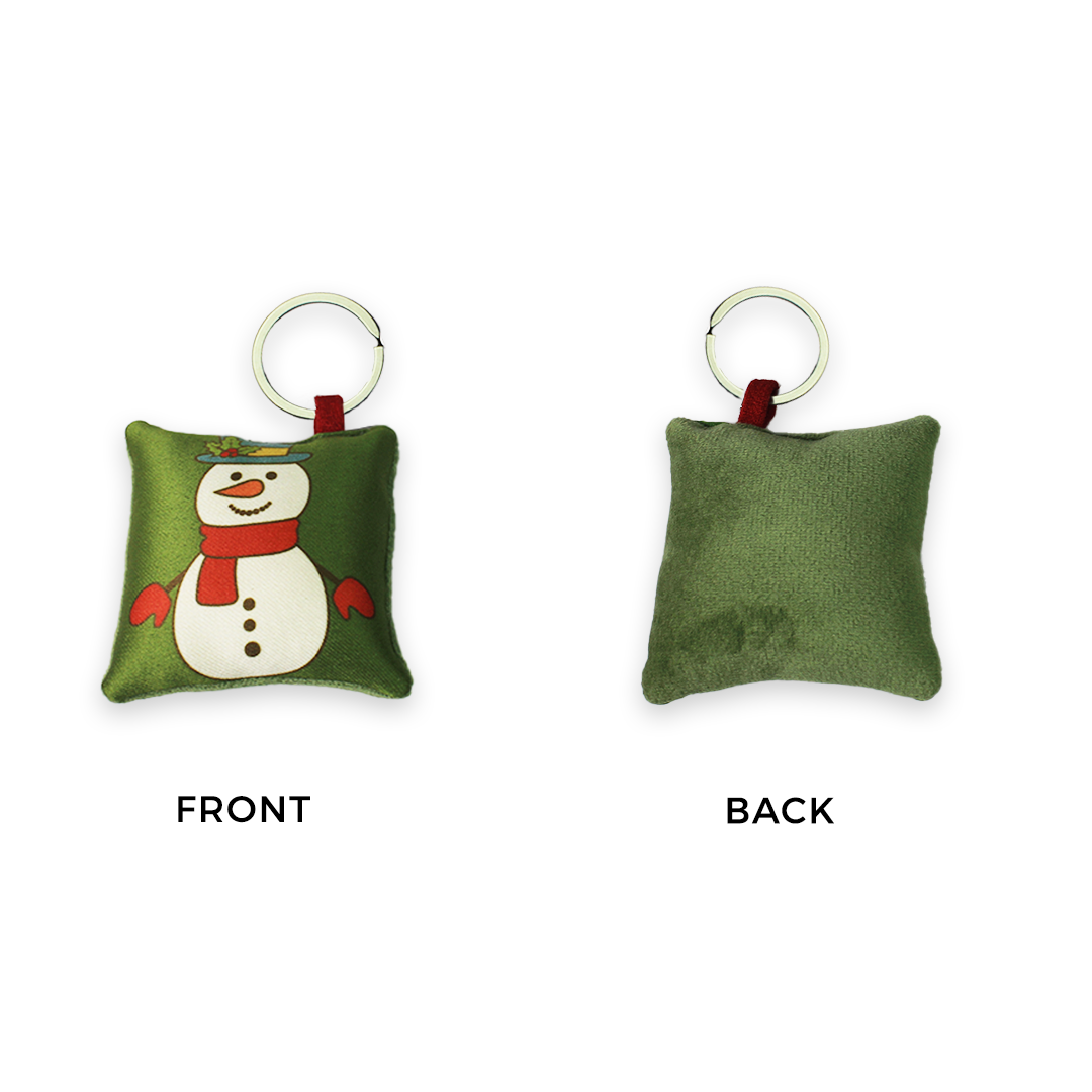 Cushion Keychain - Snowman