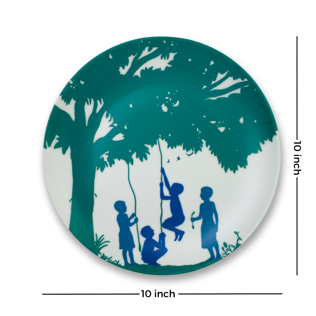 Decorative Wall Plate - Under the Banyan Tales