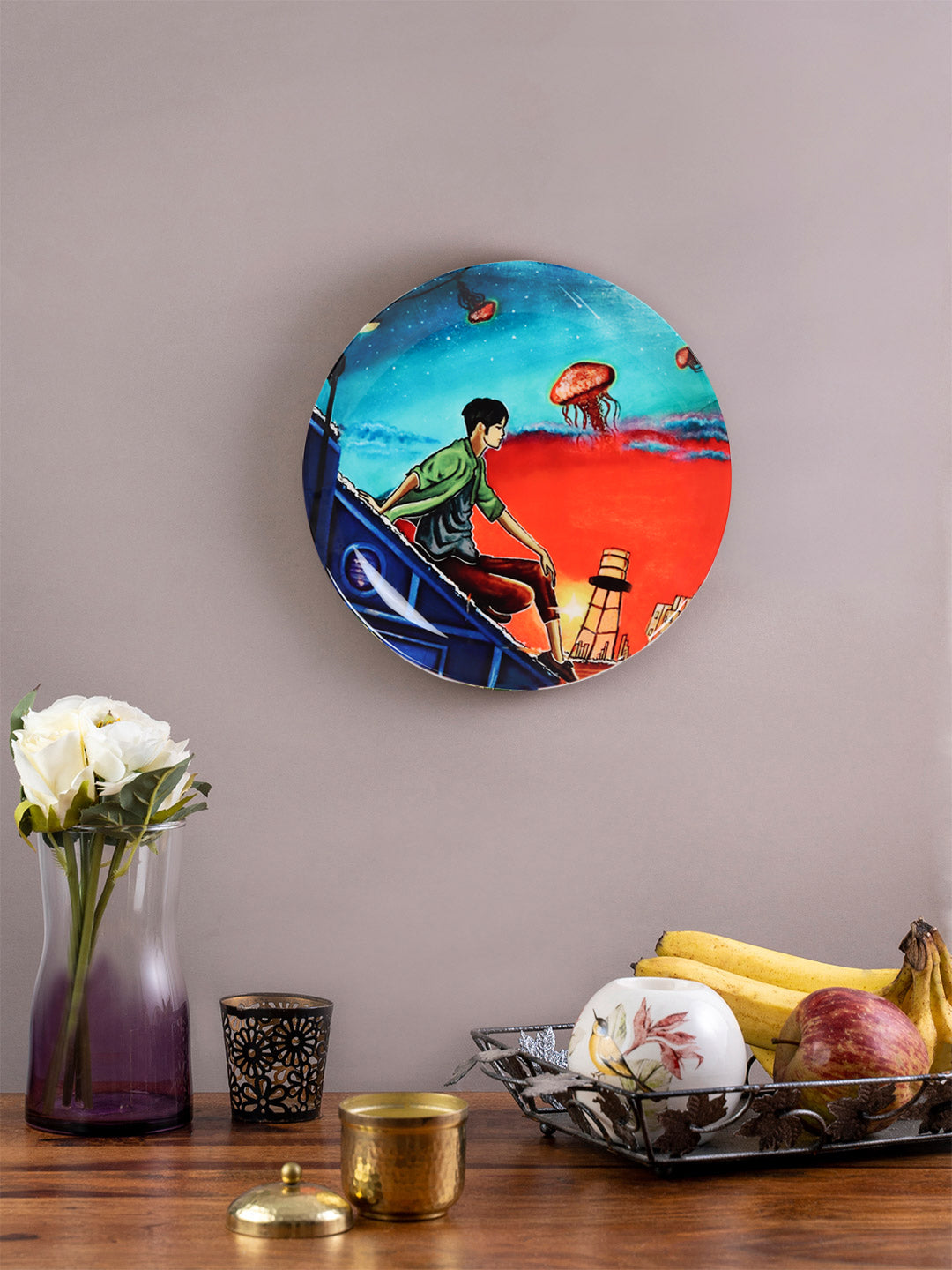 Decorative Wall Plate - Night Dreams