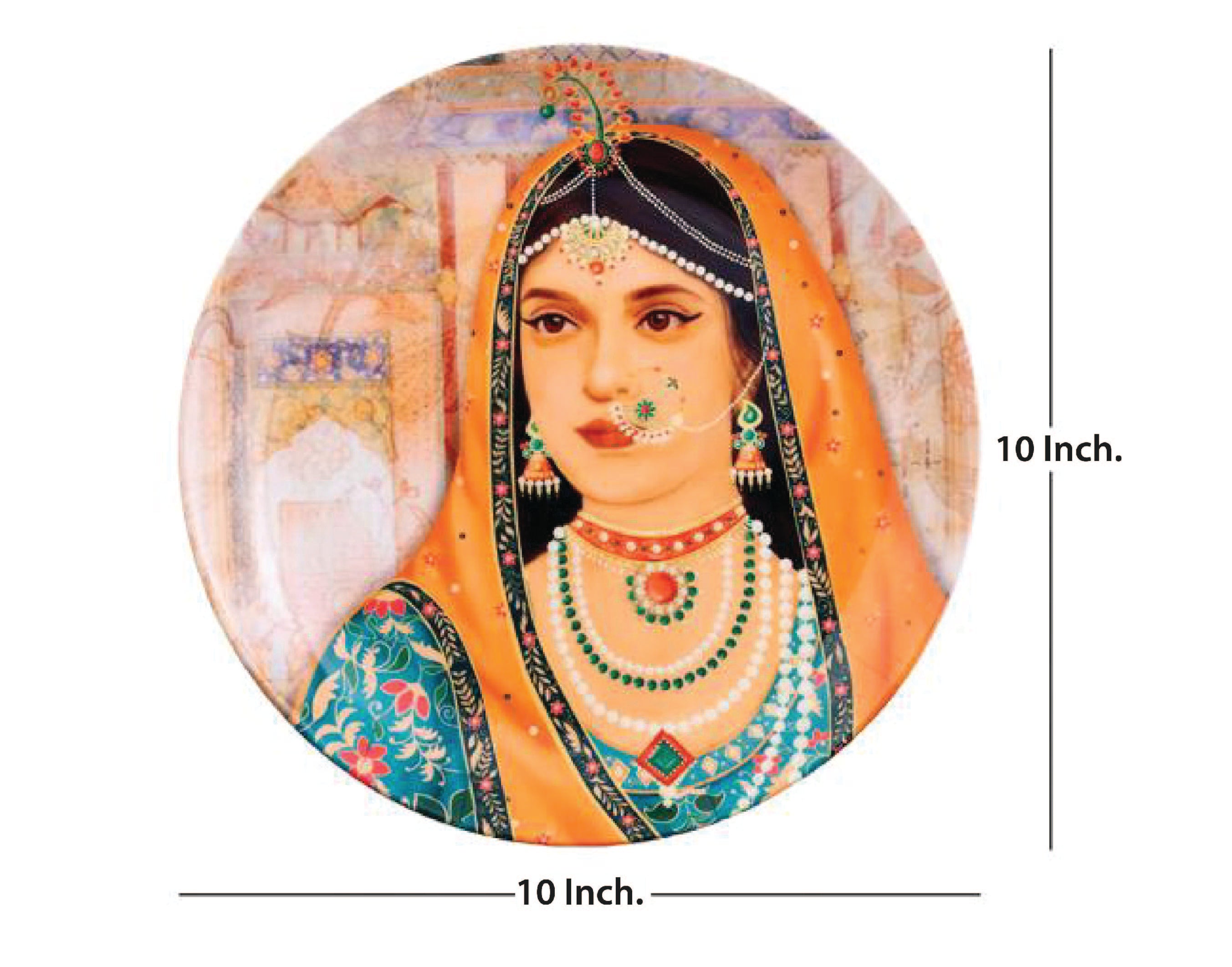 Decorative Wall Plate - Mughal Queen Mumtaz