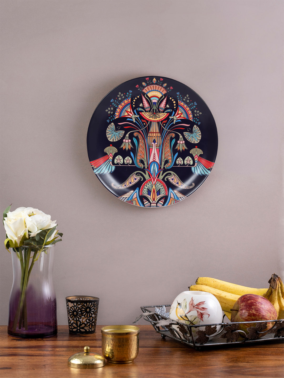 Decorative Wall Plate - The Sesen Blue Egyptian