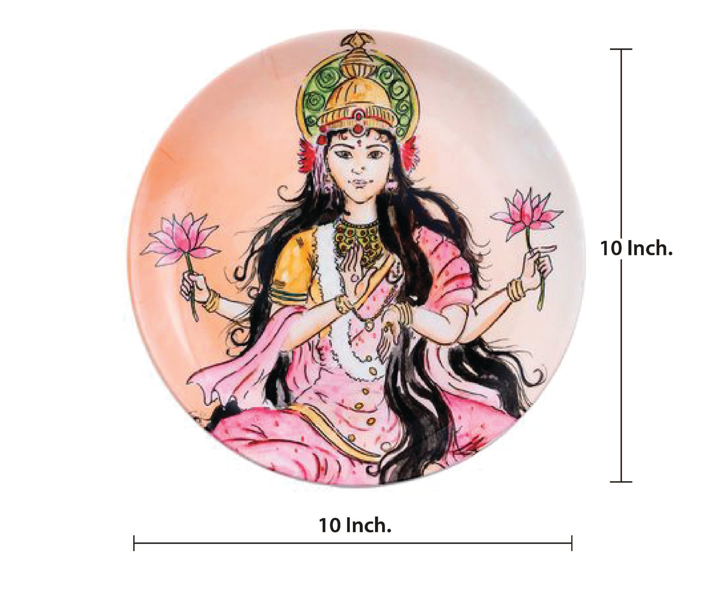 Decorative Wall Plates - Lakshmi