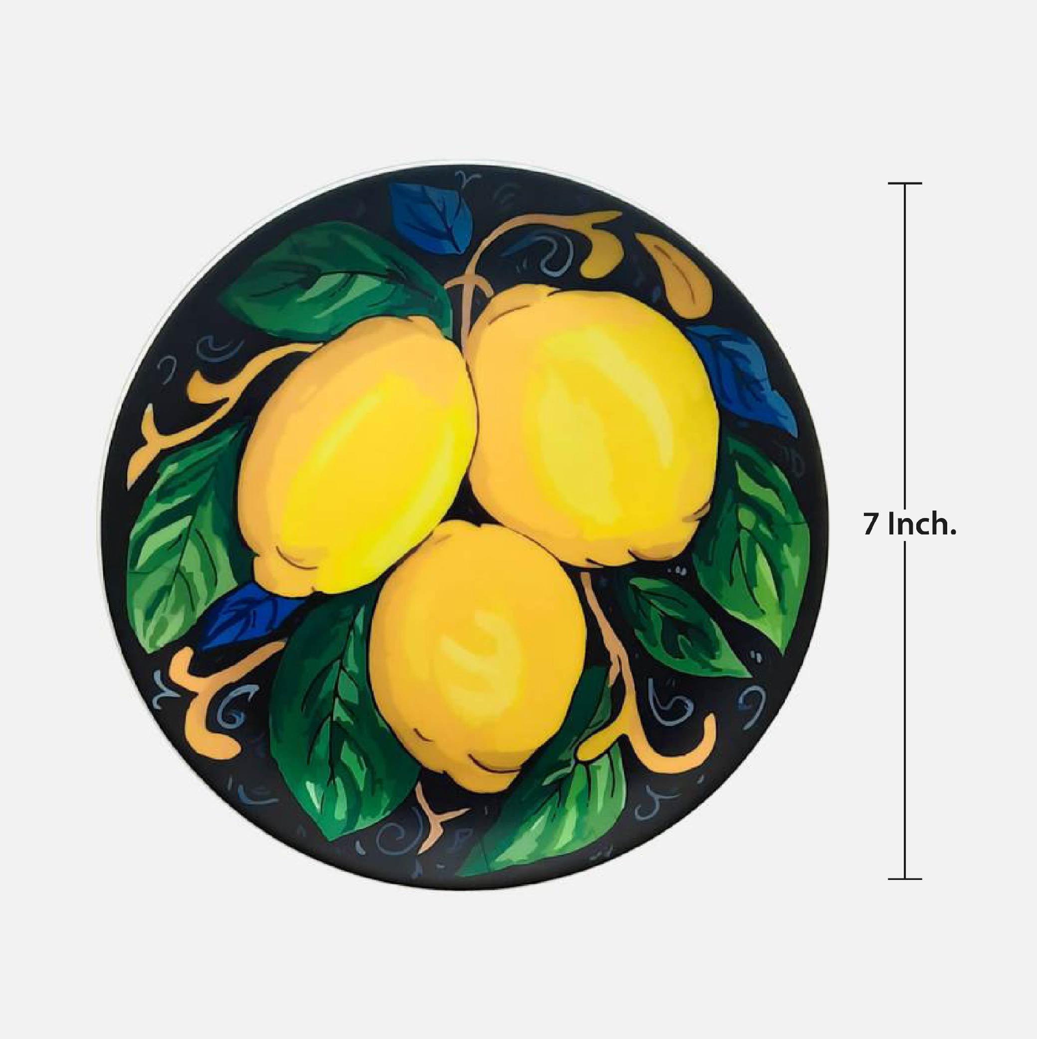 Decorative Wall Plate - Fruti d Italia Lemons
