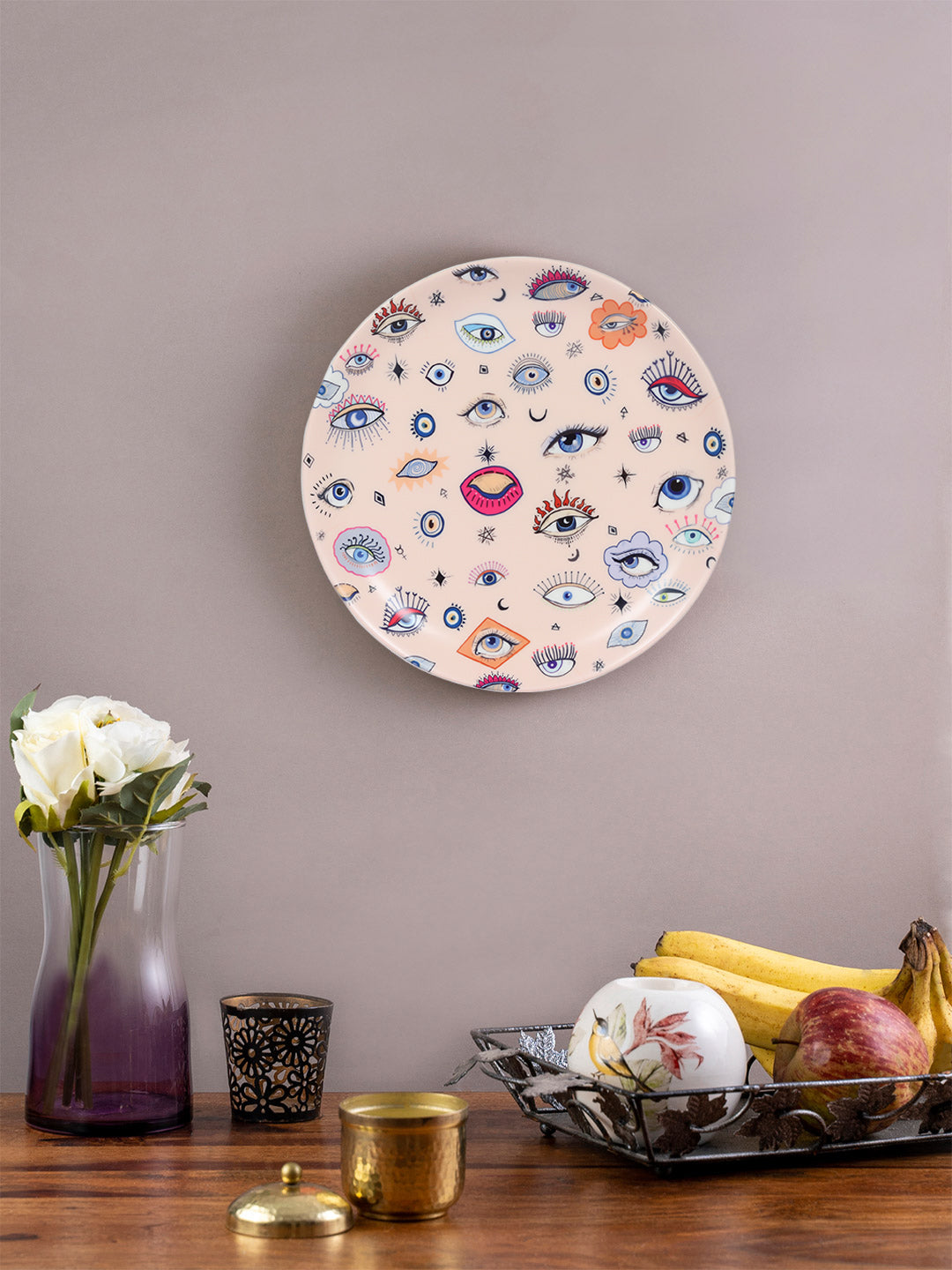 Decorative Wall Plates - Aurora Evil Eye