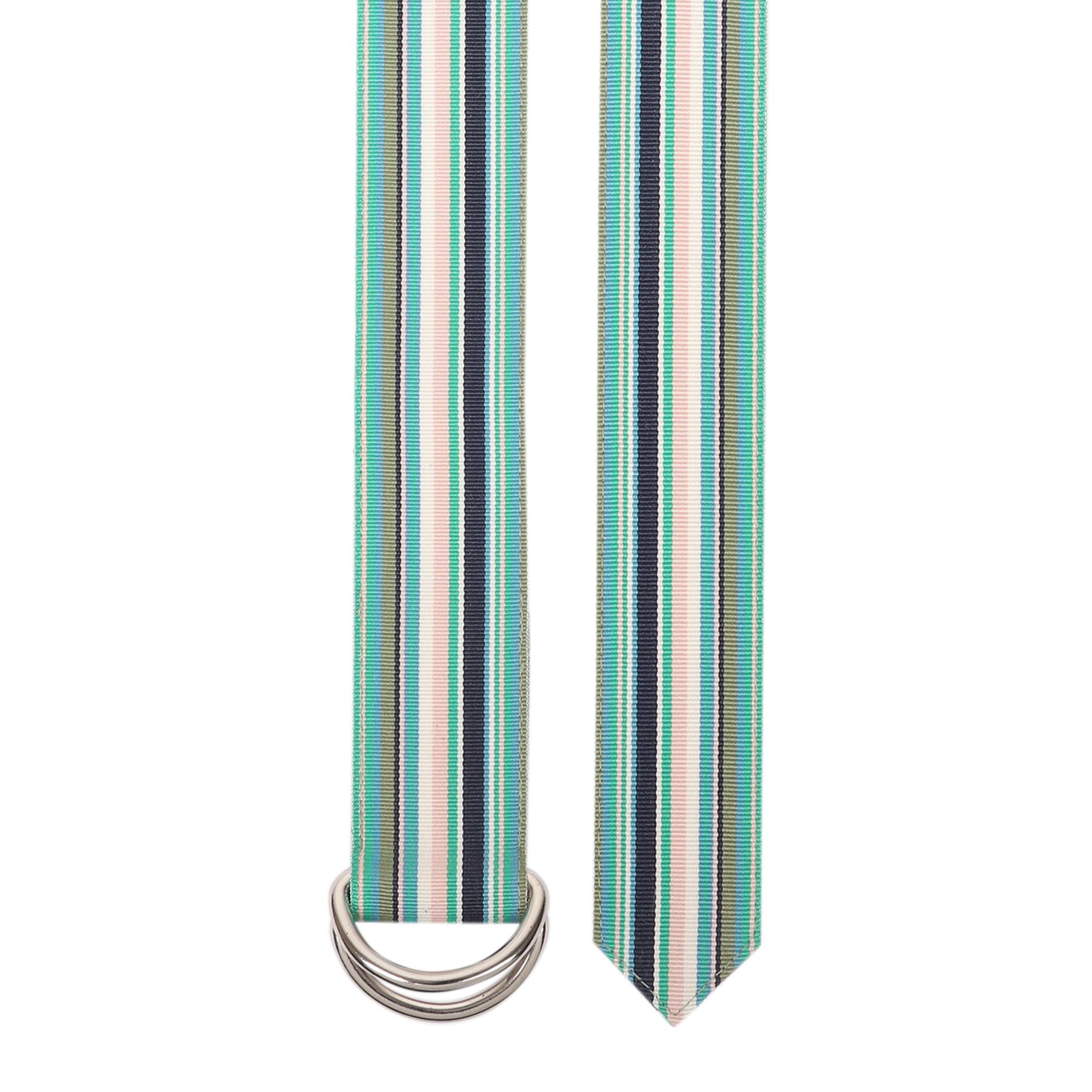 Opal Grosgrain Ribbon D-Ring Belt
