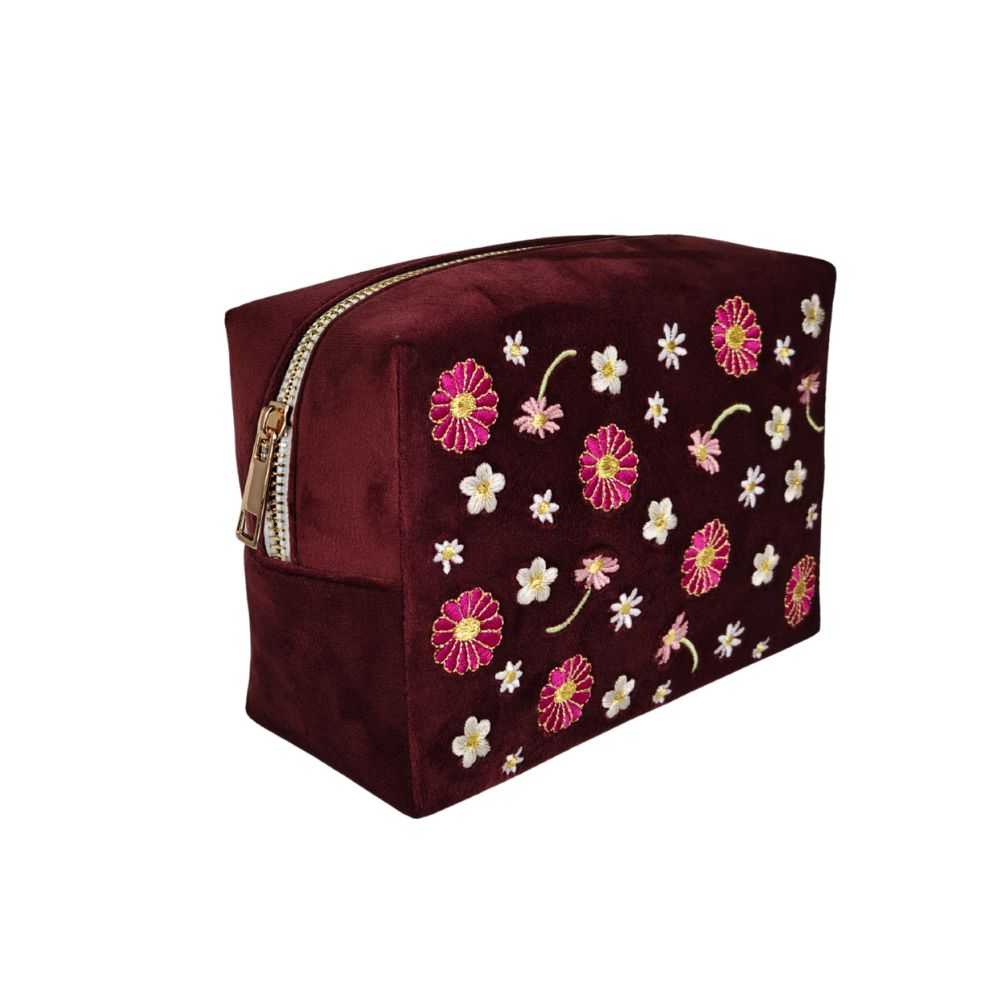 Travel Pouch - Wine Night Florals