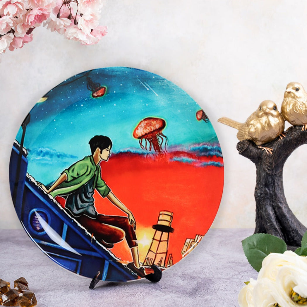 Decorative Wall Plate - Night Dreams