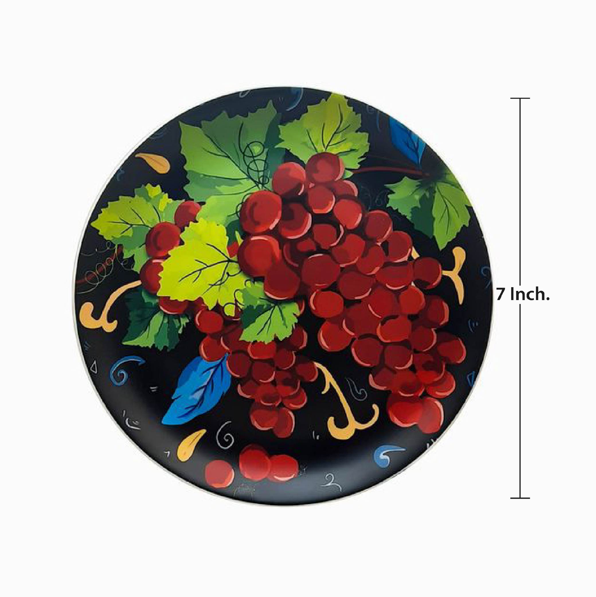 Decorative Wall Plates - Grapes from Italy