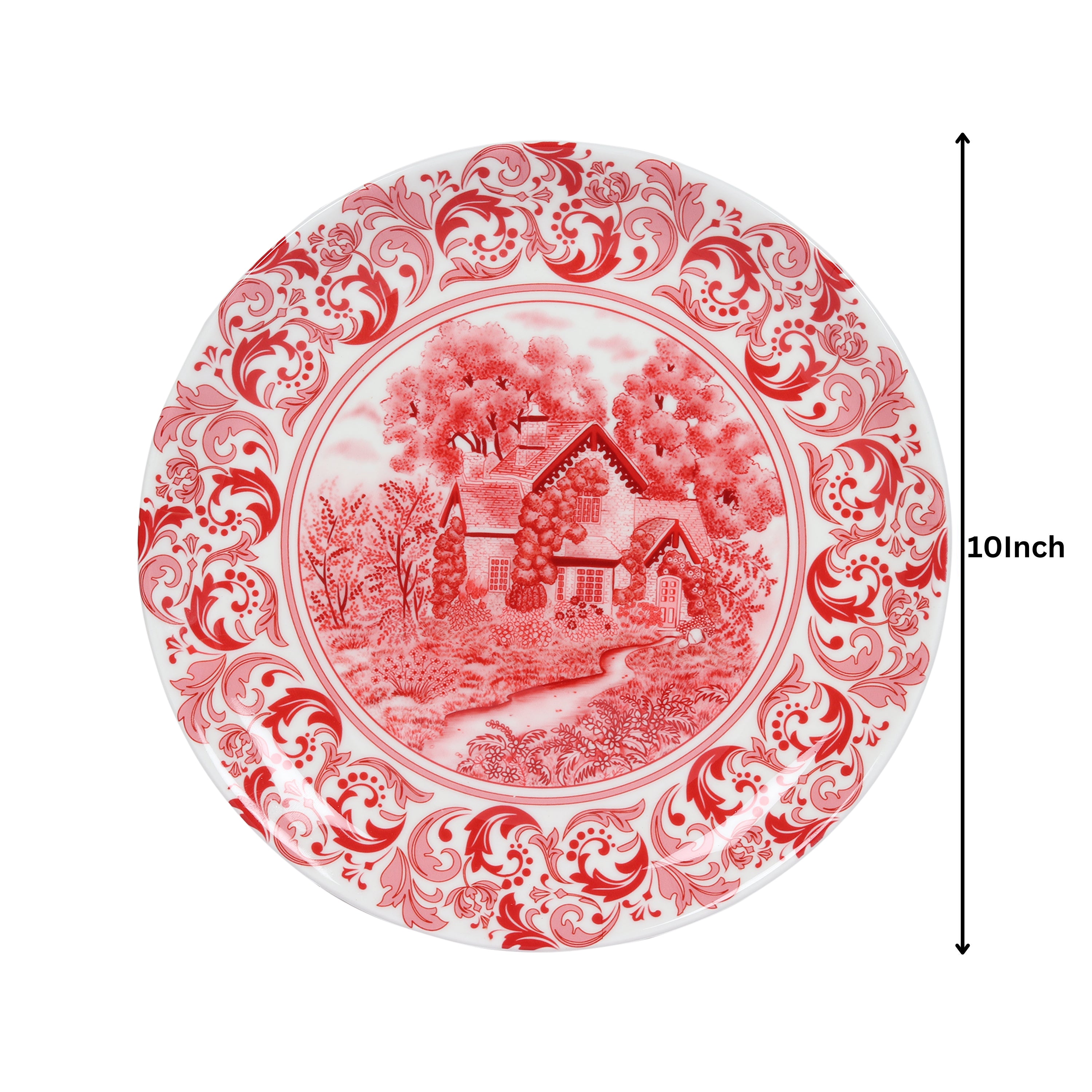 Decorative Wall Plate - Red Pottery