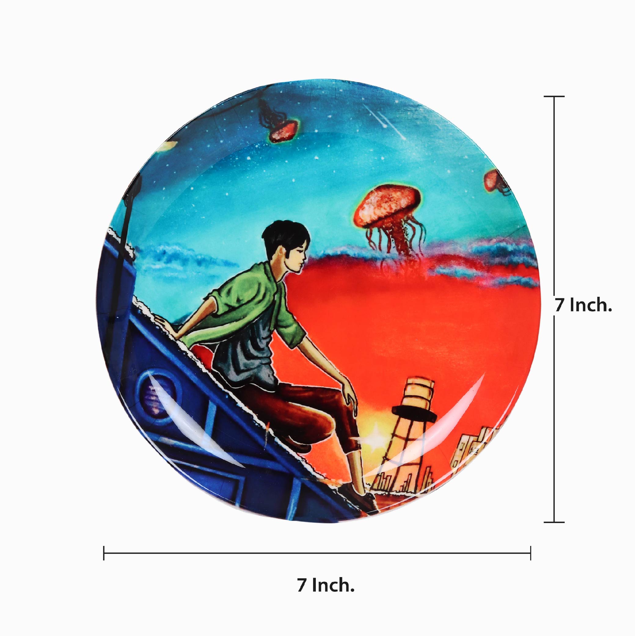 Decorative Wall Plate - Night Dreams