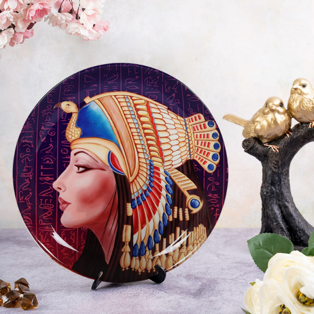 Decorative Wall Plate - Egyptian Queen