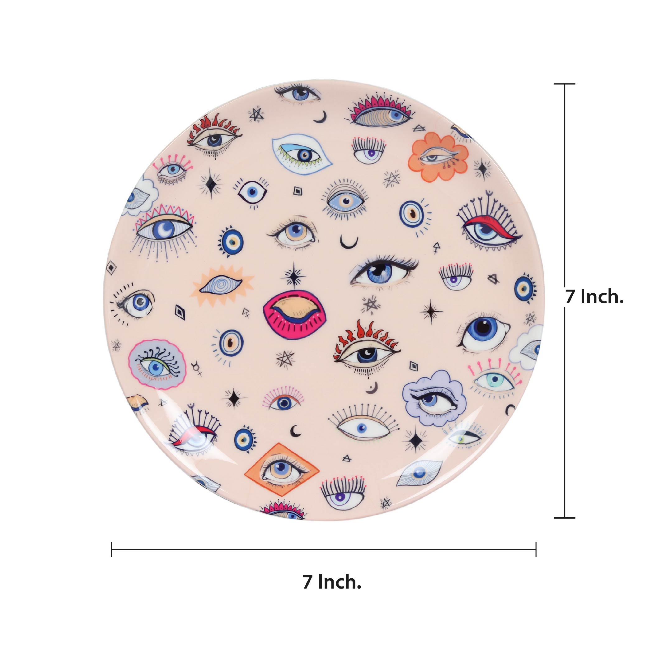 Decorative Wall Plates - Aurora Evil Eye