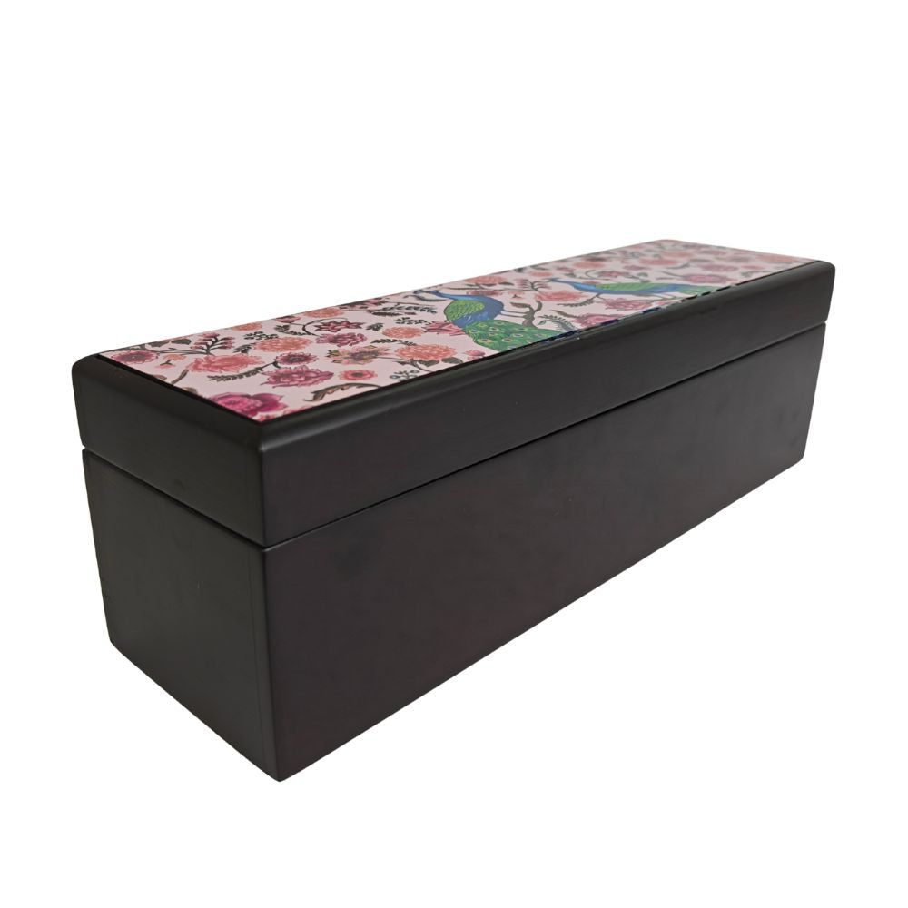 Long Tea Chest - Garden Jewel Peacock