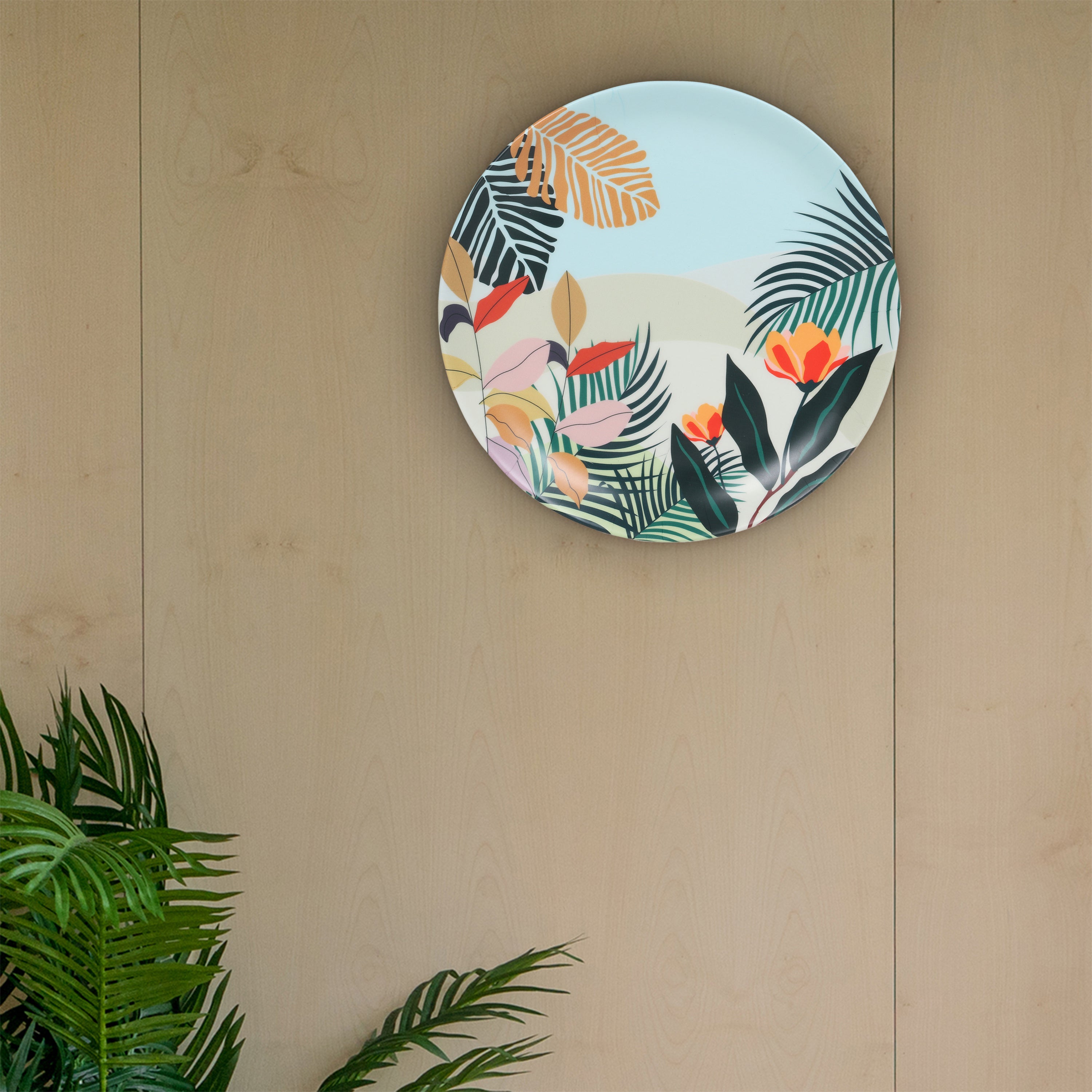 Decorative Wall Plate - Tropical Coast