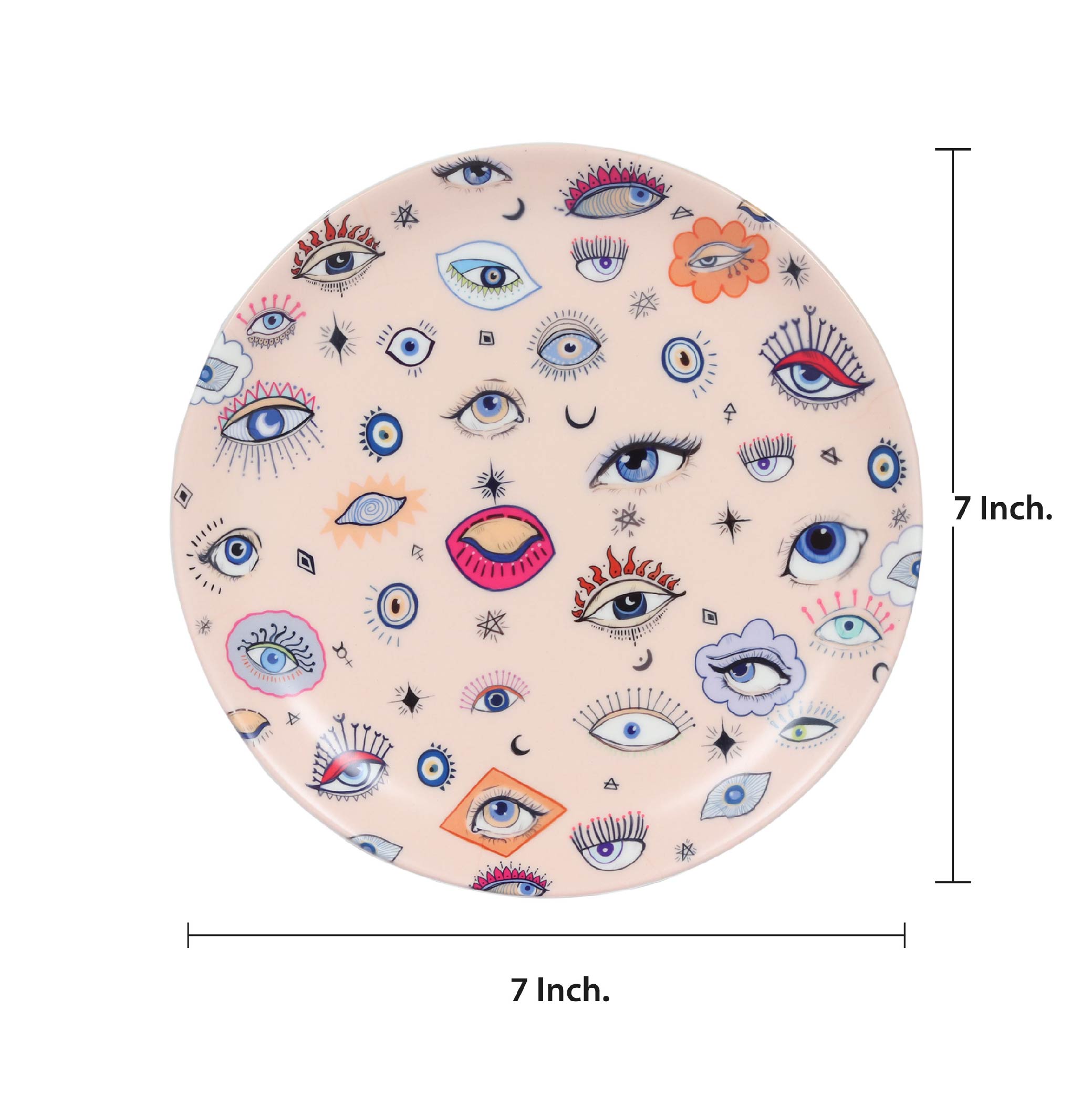 Decorative Wall Plates - Aurora Evil Eye