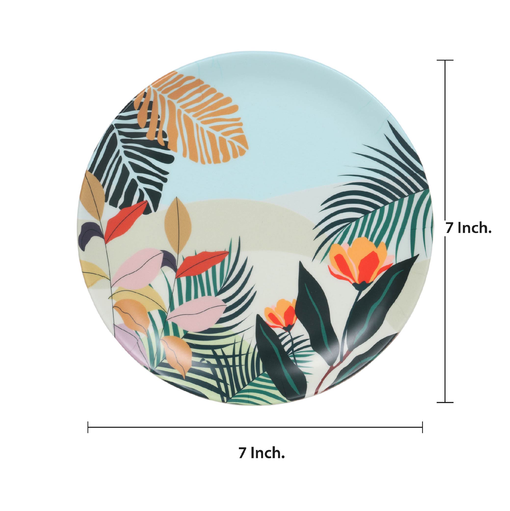 Decorative Wall Plate - Tropical Coast