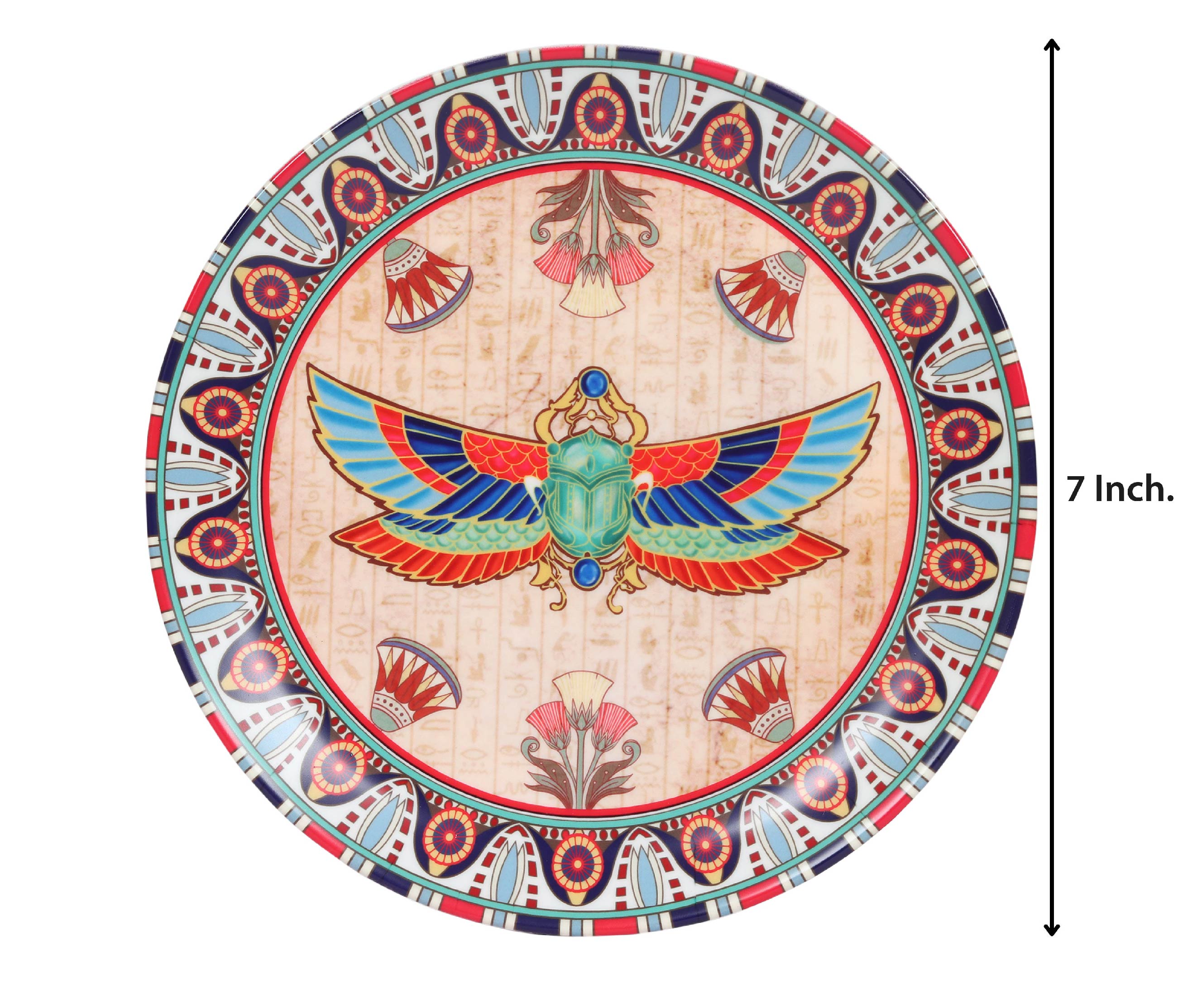 Decorative Wall Plate - The Scarab Beetle Egyptian