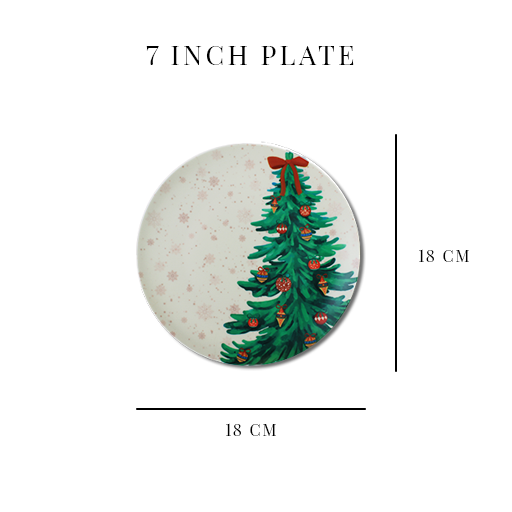 Decorative Wall Plates - Snow Snuggle