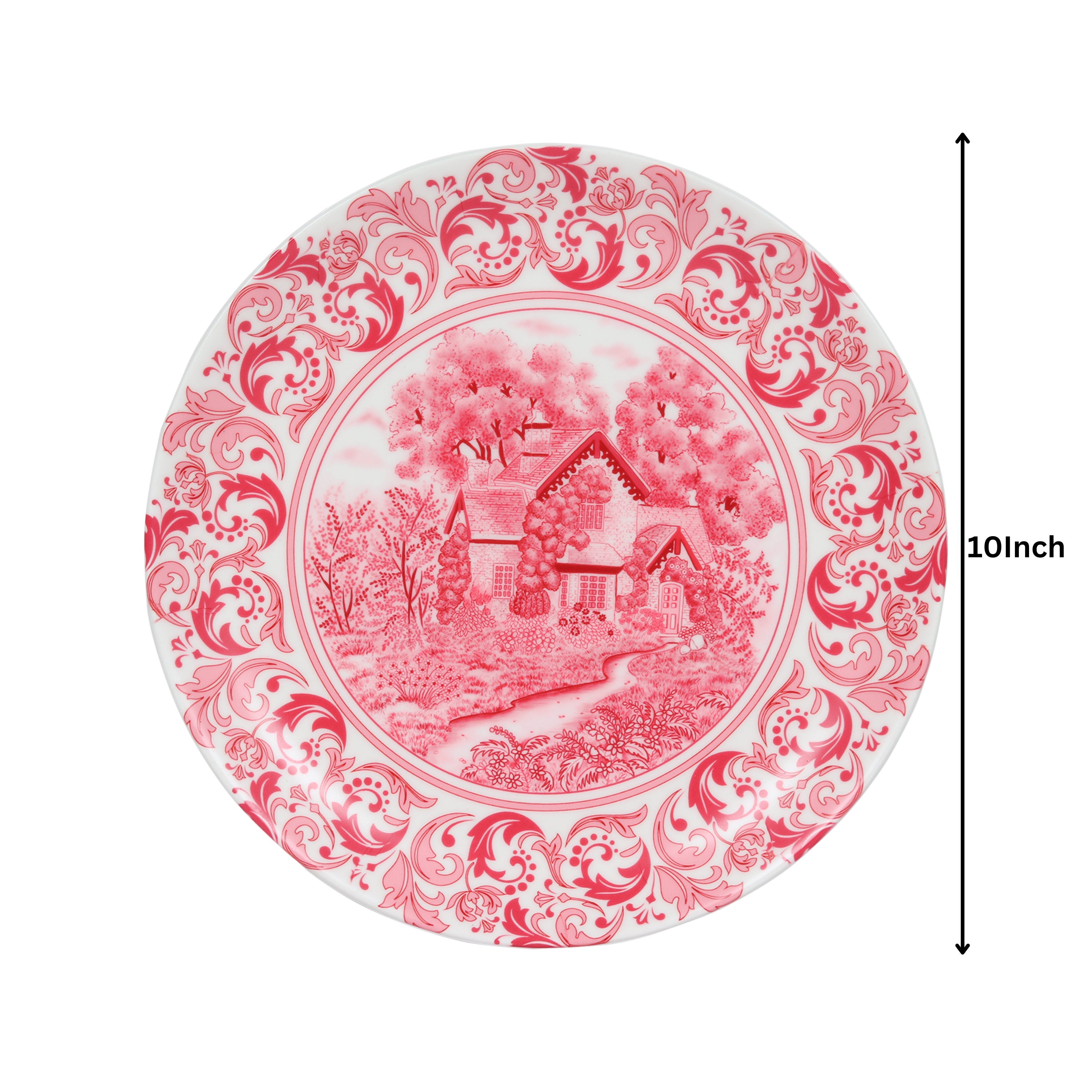 Decorative Wall Plate - Red Pottery