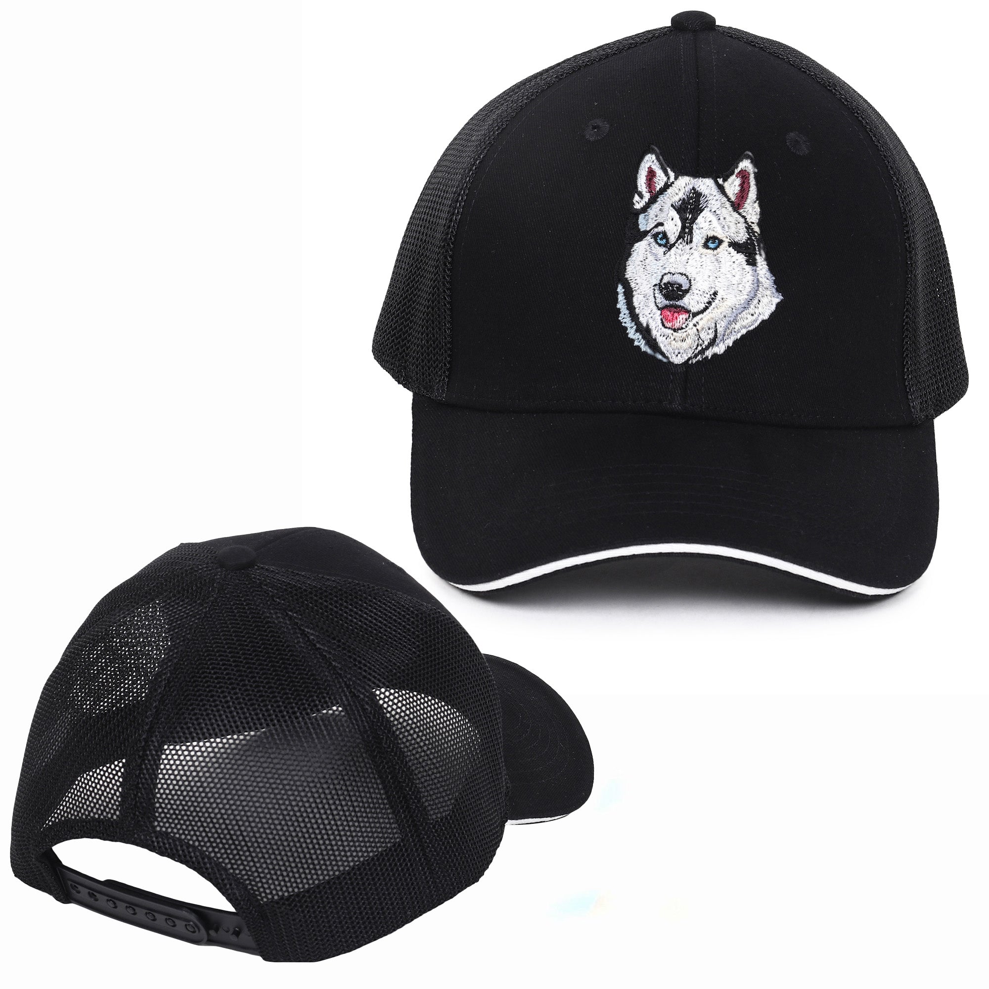 Hound Husky Embroidered Baseball Caps