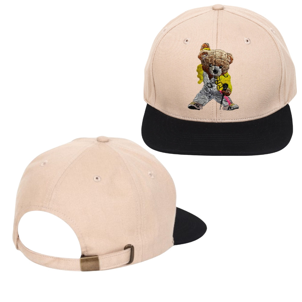 Mic Drop Embroidered Hip Hop Caps