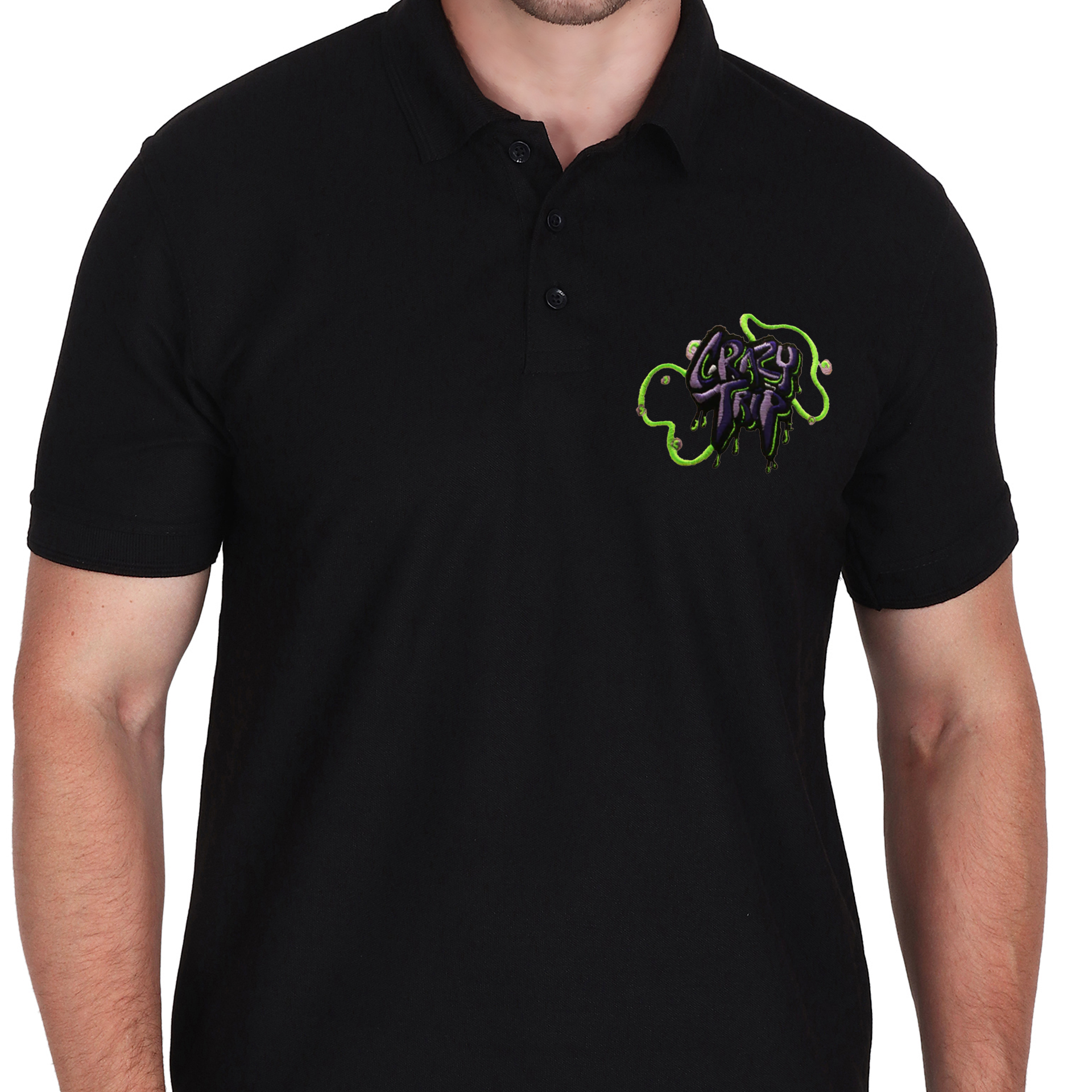 Embroidered T-Shirt - Crazy Time