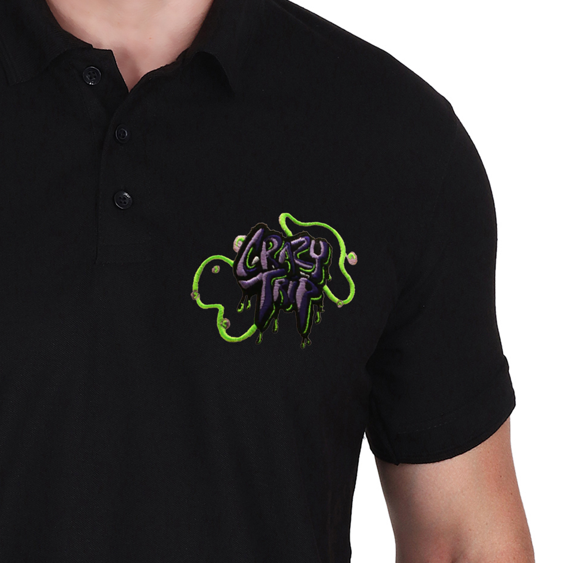 Embroidered T-Shirt - Crazy Time