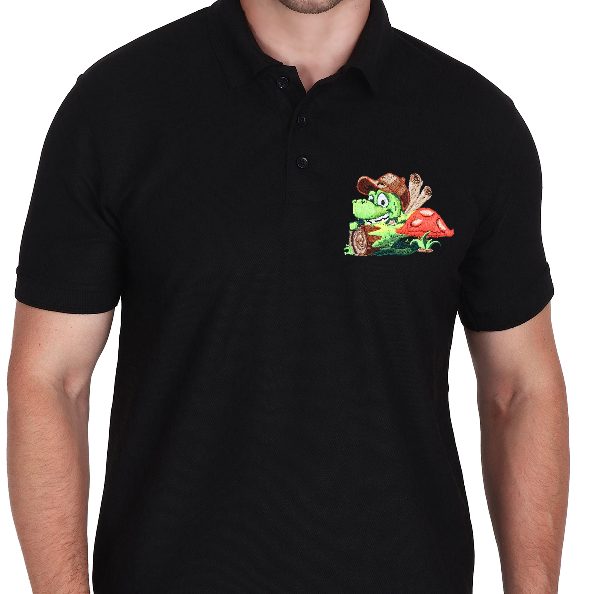 Embroidered T-Shirt - Croc