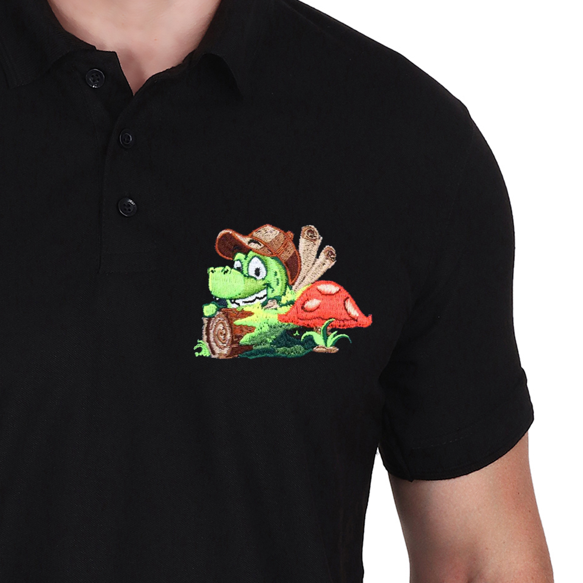 Embroidered T-Shirt - Croc