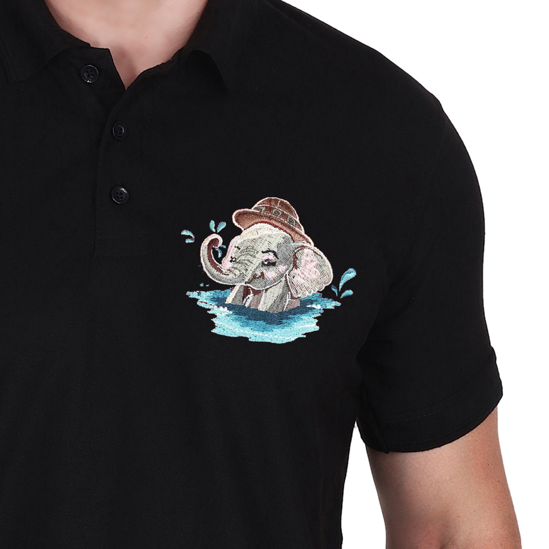 Embroidered T-Shirt - Ele