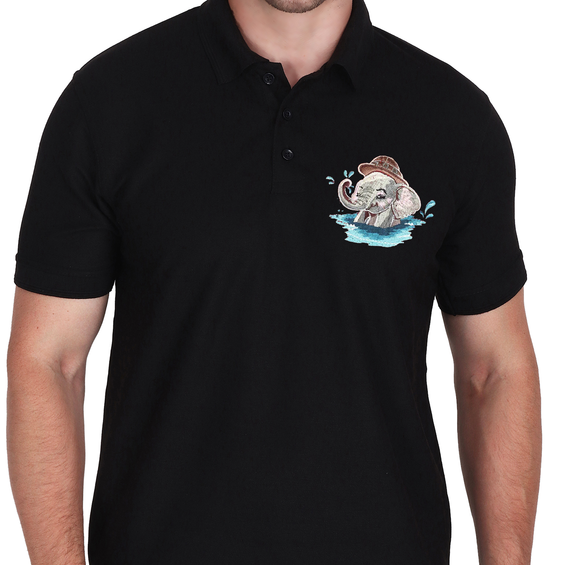 Embroidered T-Shirt - Ele