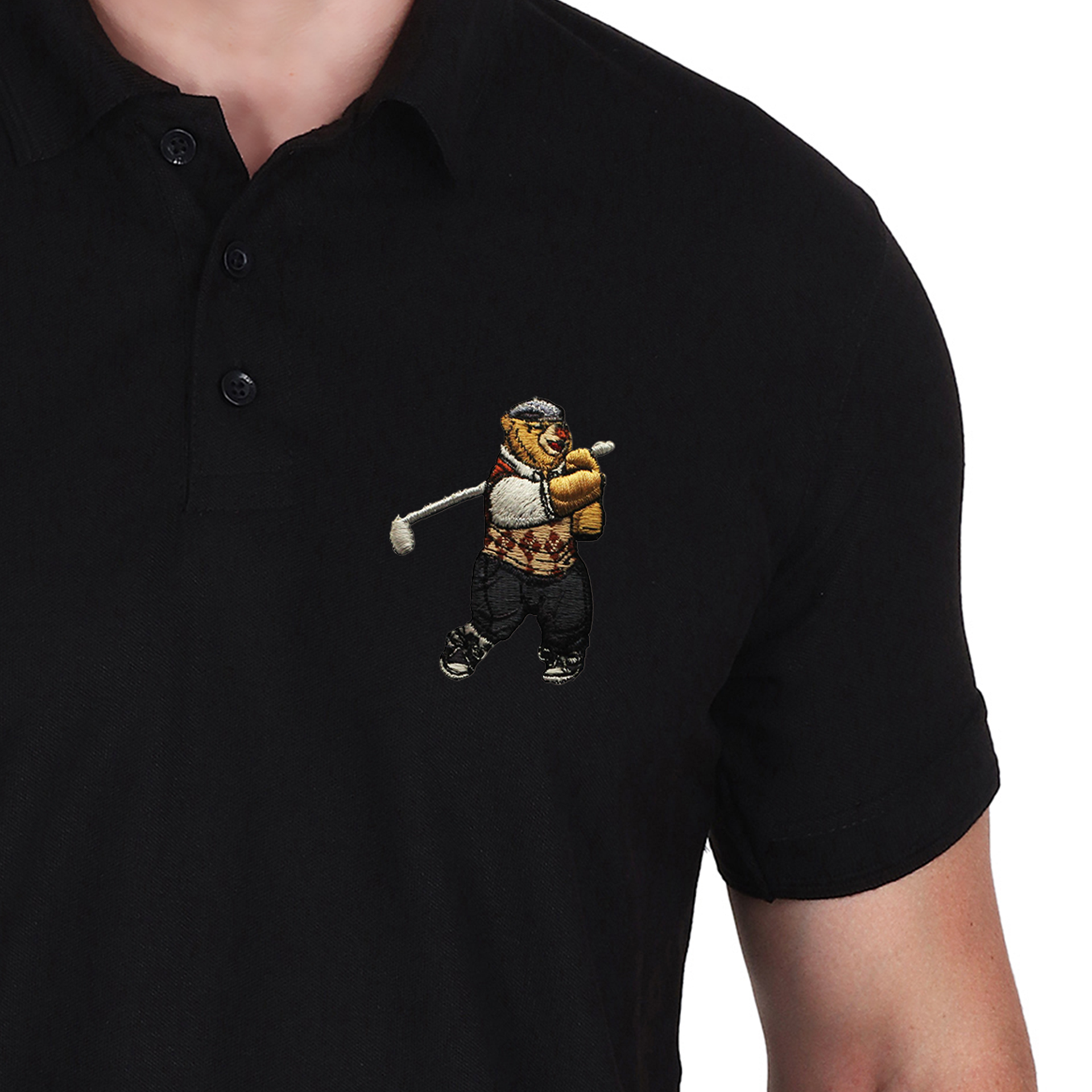 Embroidered T-Shirt - Golfy
