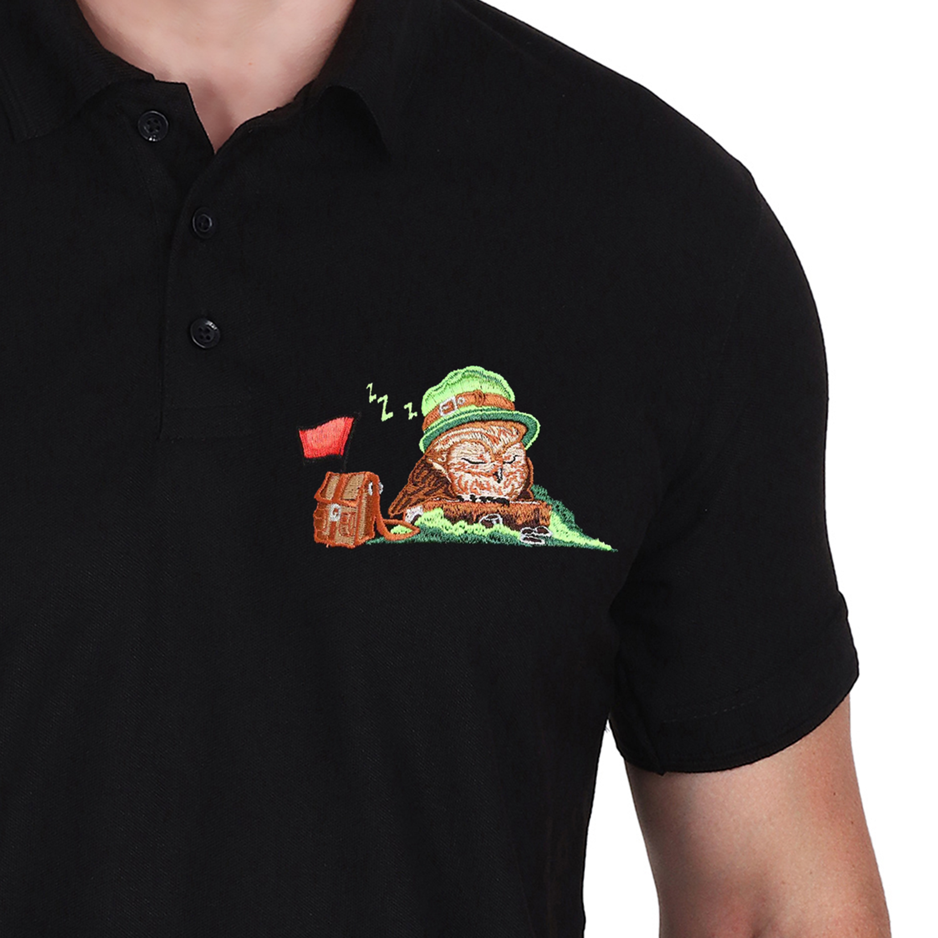 Embroidered T-Shirt - Hoot
