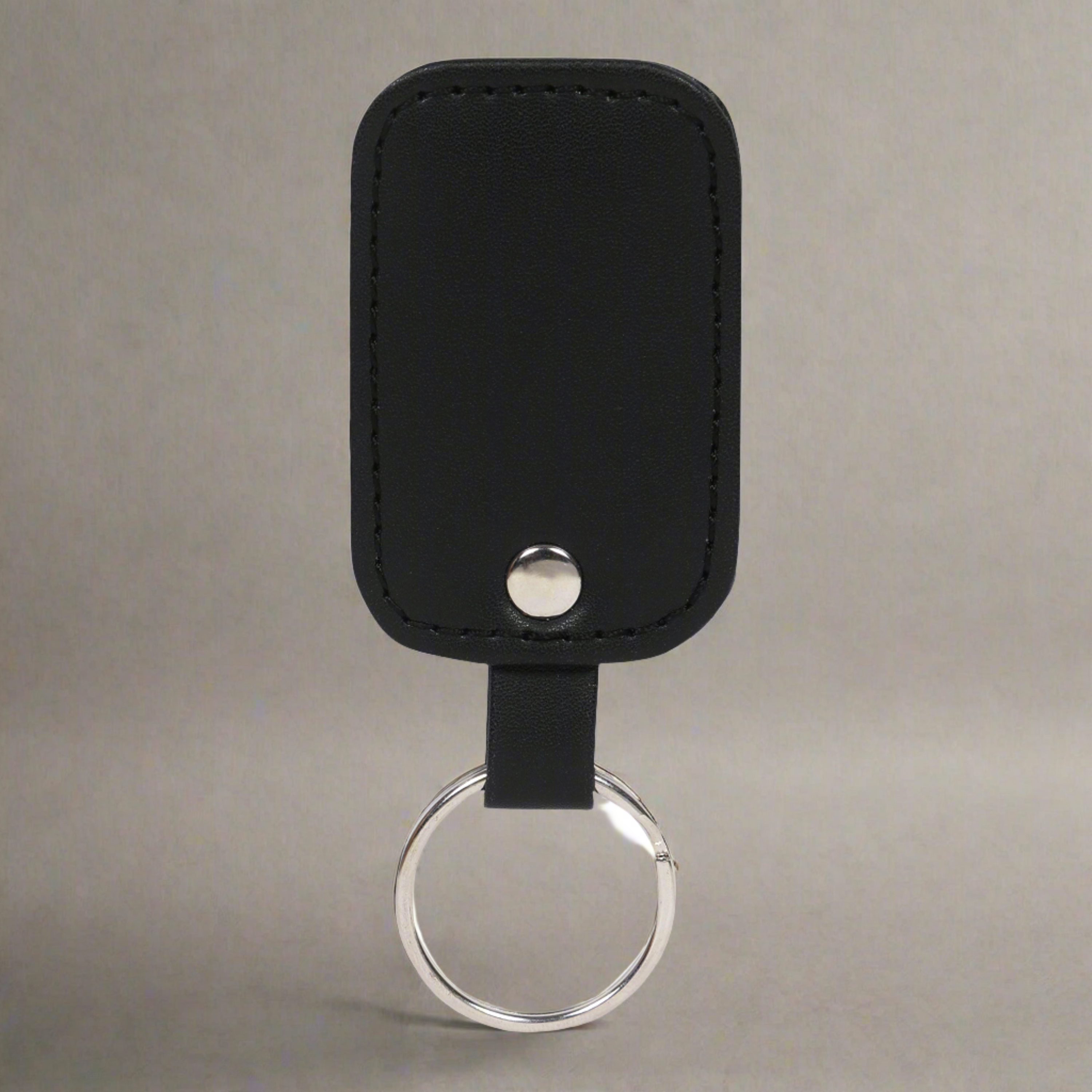 kolorobia Black keychain | For Men, Women & Kids | Customizable keychain | Black |Leather