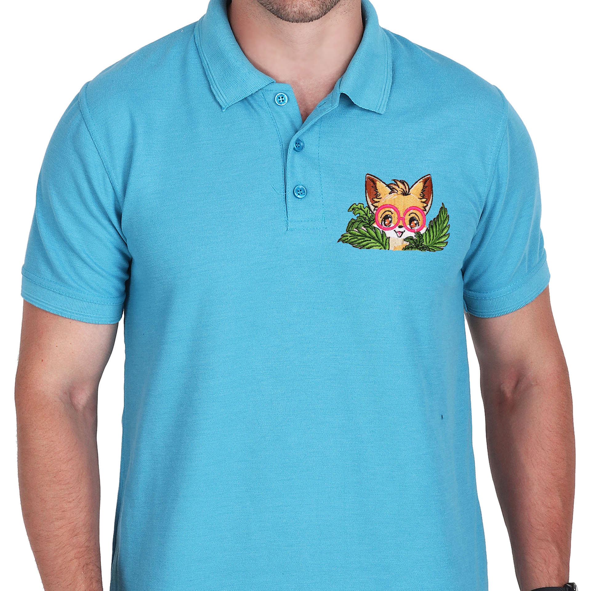 Embroidered T-Shirt - fox