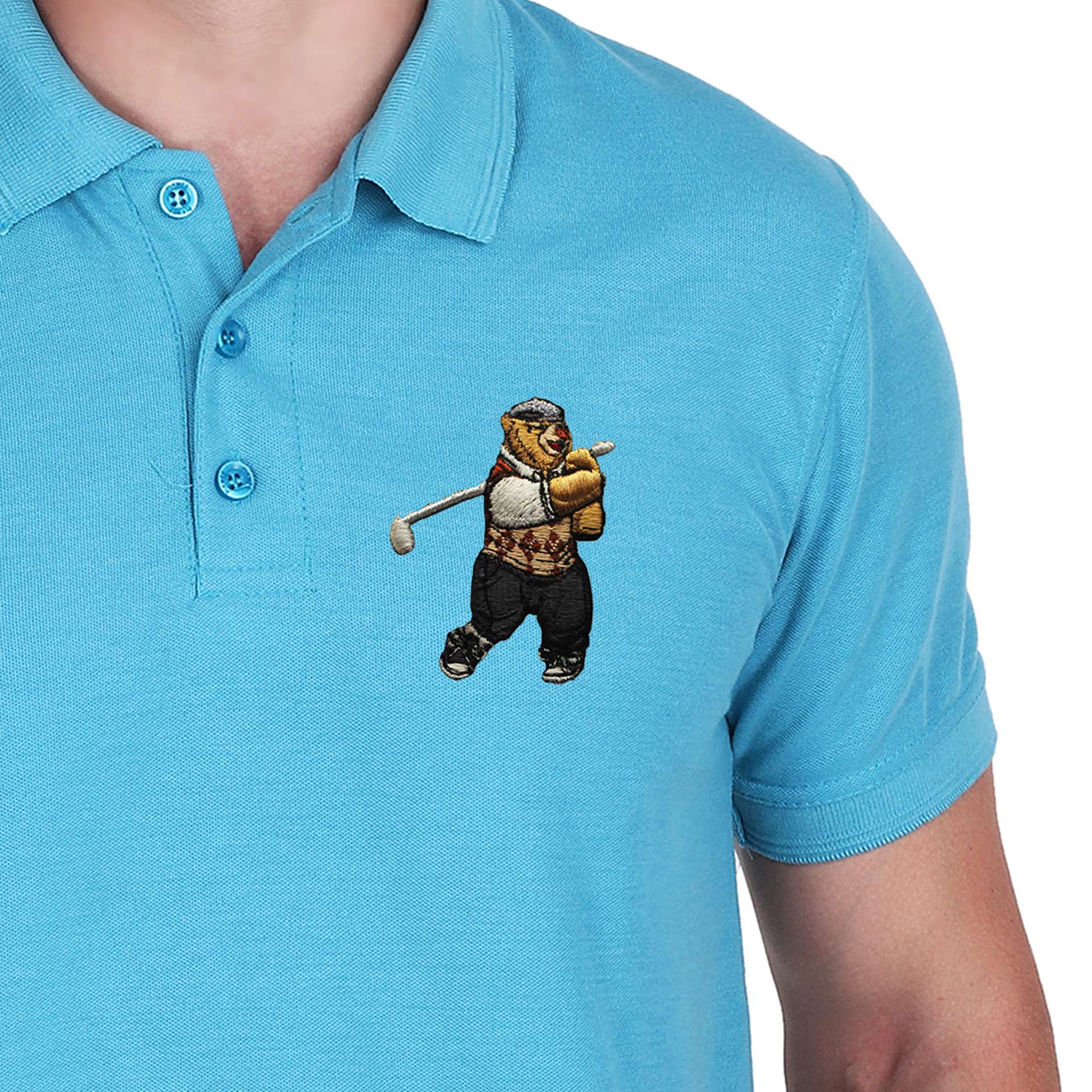 Embroidered T-Shirt - Golfy