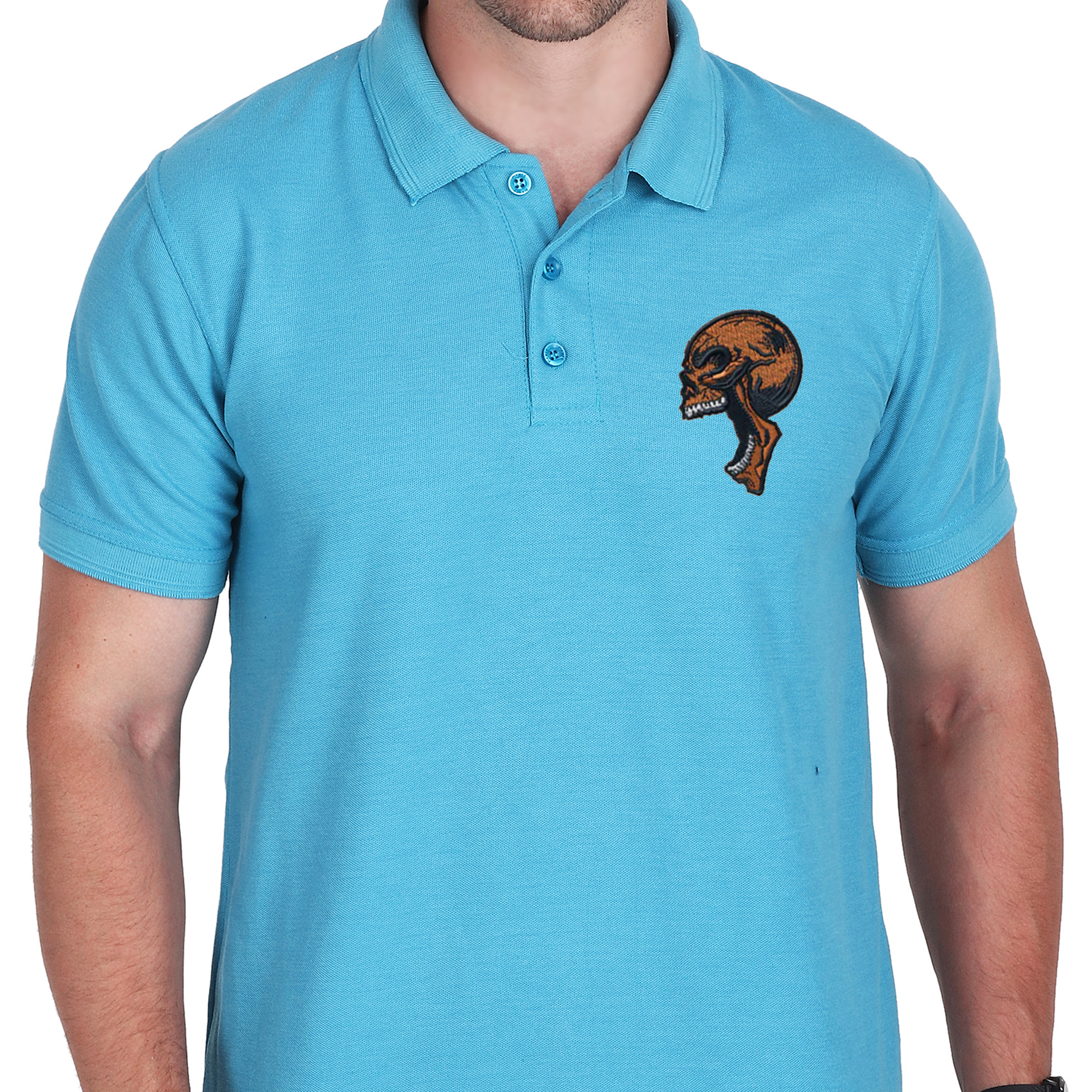 Embroidered T-Shirt - Skull