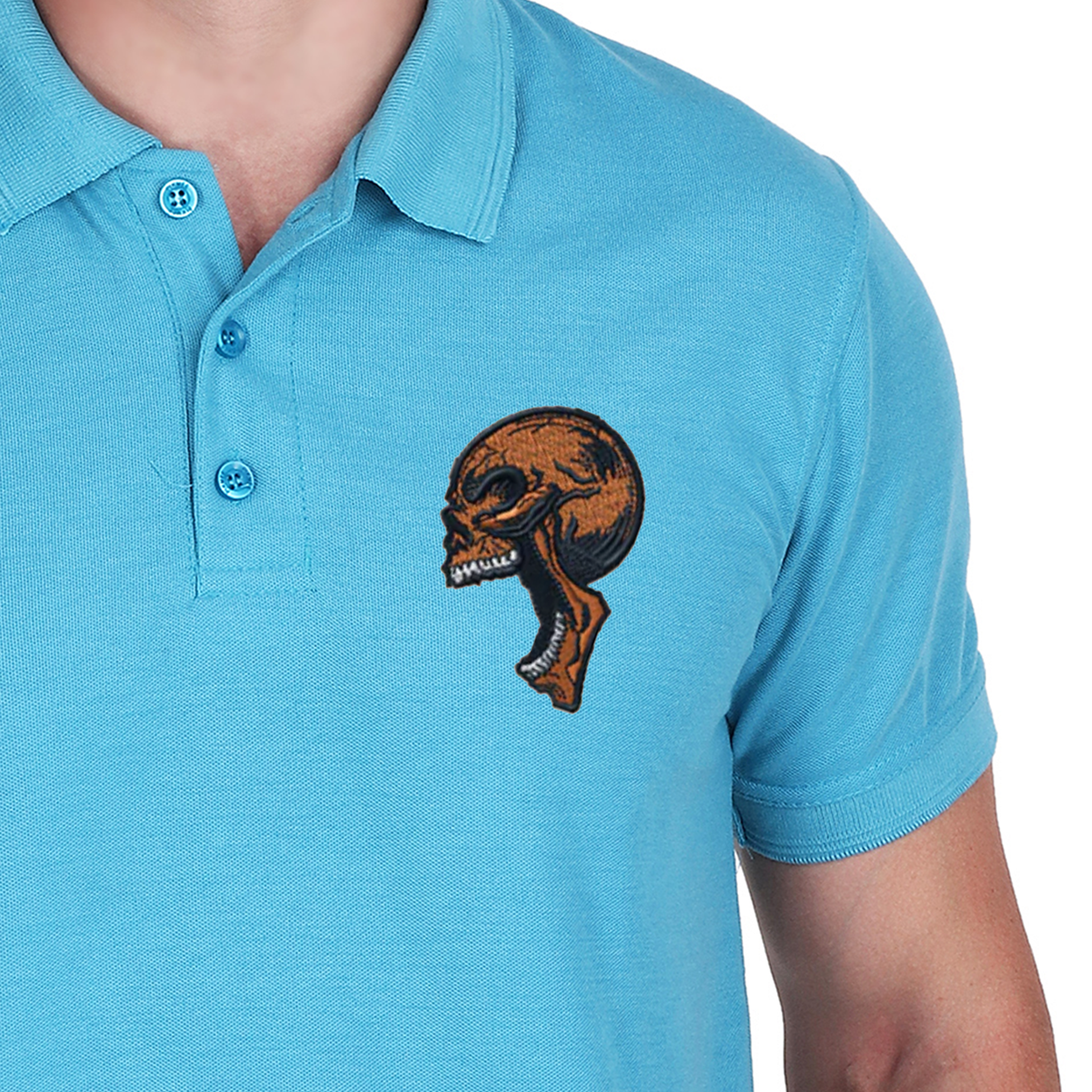 Embroidered T-Shirt - Skull